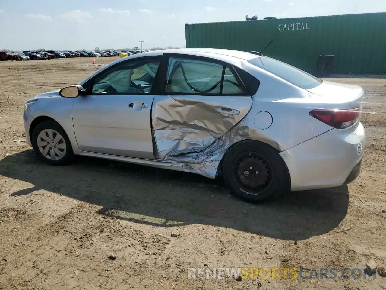 2 Photograph of a damaged car 3KPA24AB6KE172355 KIA RIO 2019