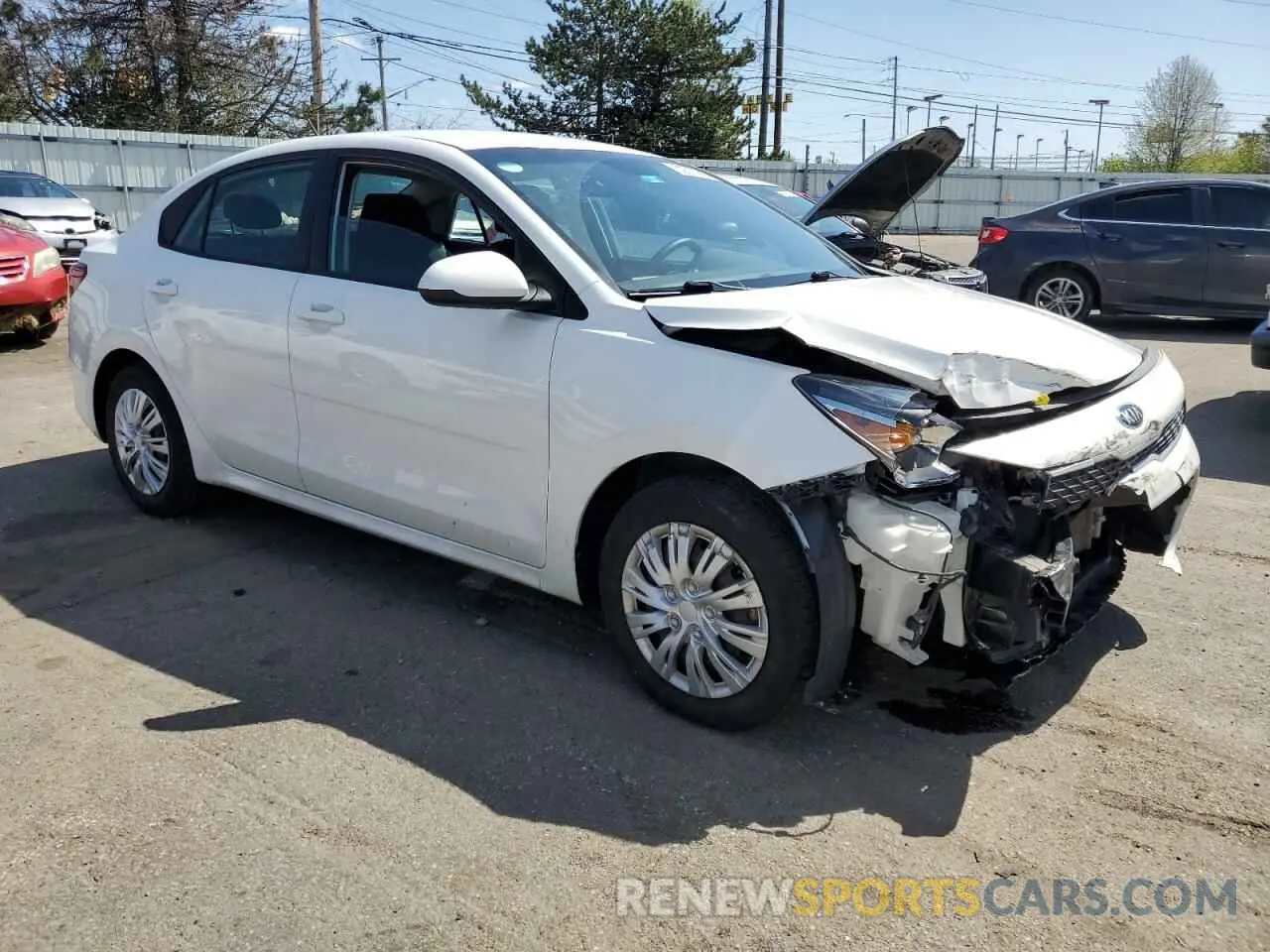 4 Photograph of a damaged car 3KPA24AB7KE194896 KIA RIO 2019