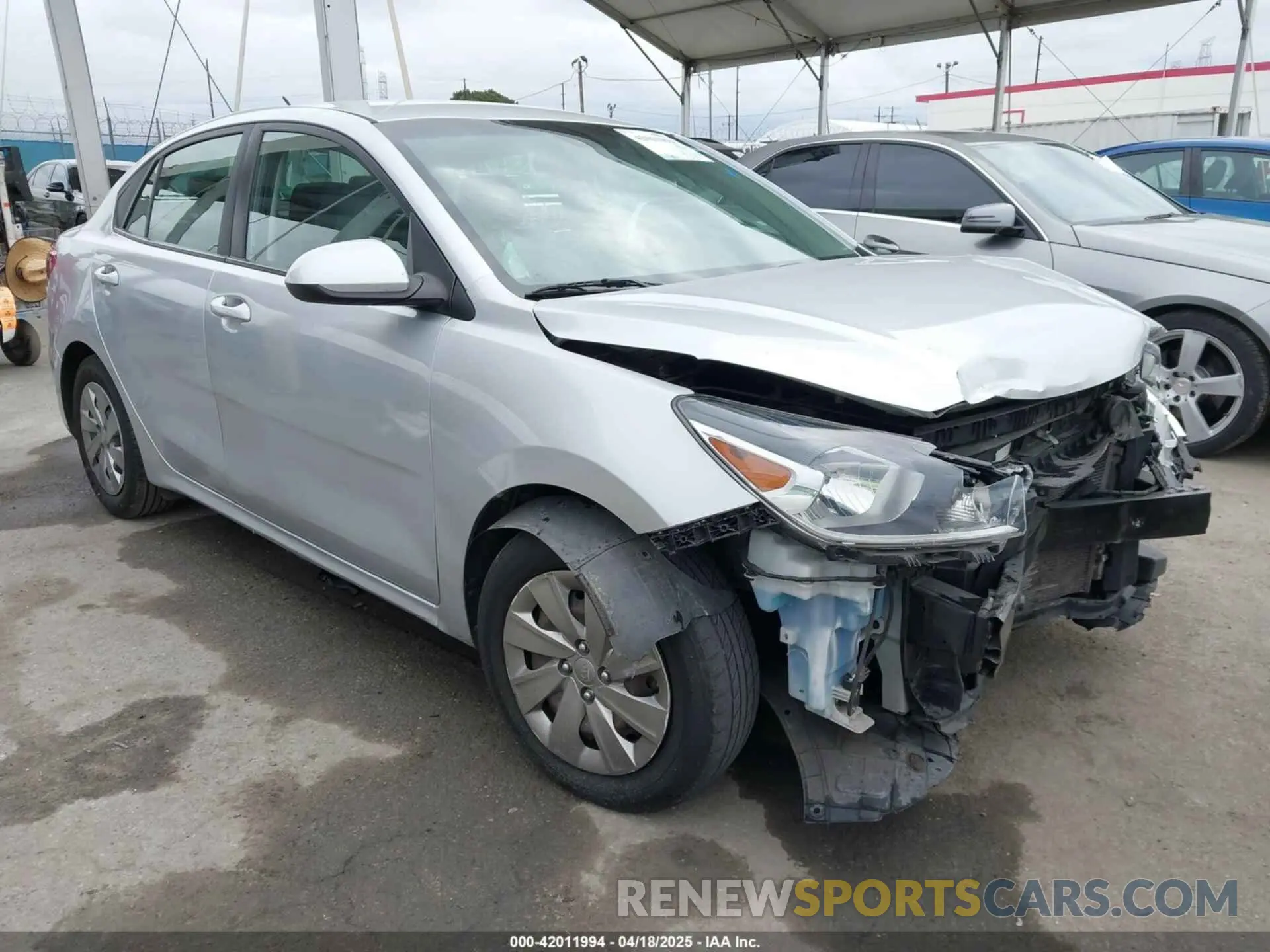 1 Photograph of a damaged car 3KPA24AB9KE173757 KIA RIO 2019