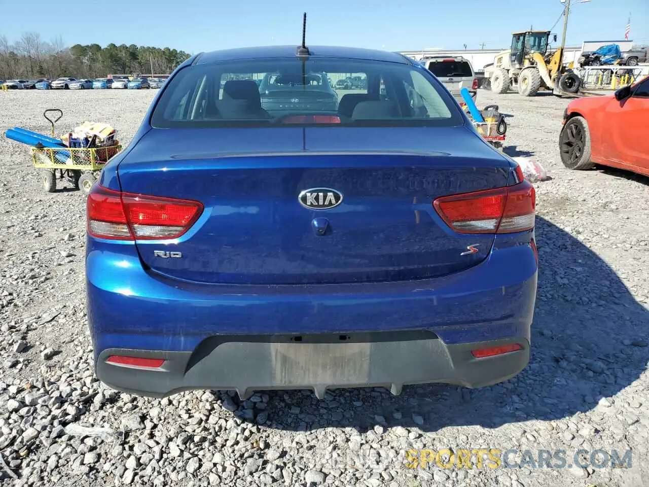 6 Photograph of a damaged car 3KPA24AB9KE249428 KIA RIO 2019