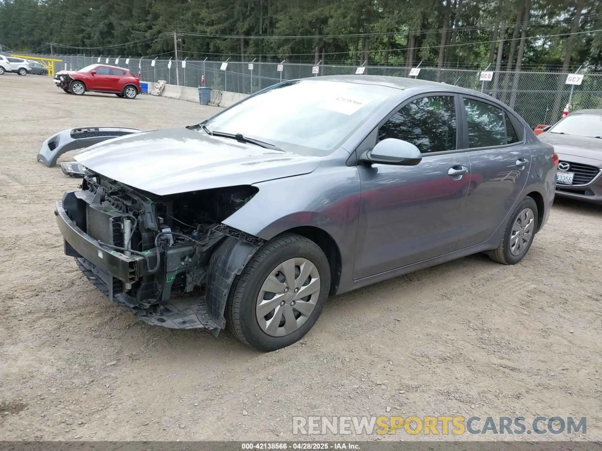 2 Фотография поврежденного автомобиля 3KPA24ABXKE173427 KIA RIO 2019