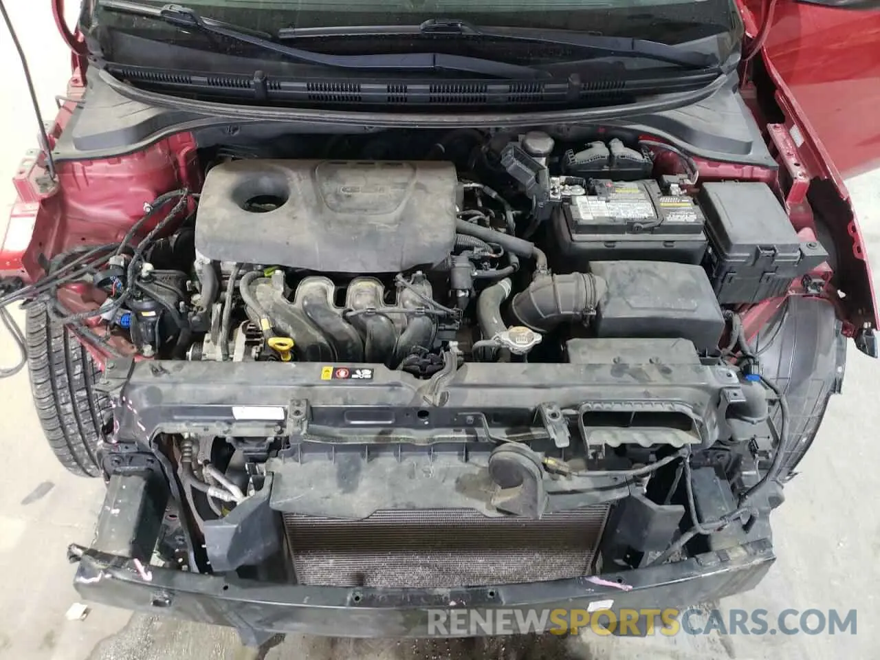 13 Photograph of a damaged car 3KPA25AB2KE225221 KIA RIO 2019