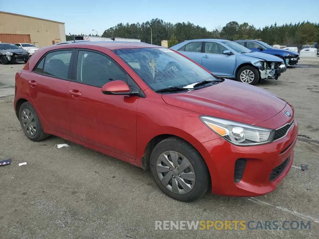 4 Photograph of a damaged car 3KPA25AB2KE249616 KIA RIO 2019