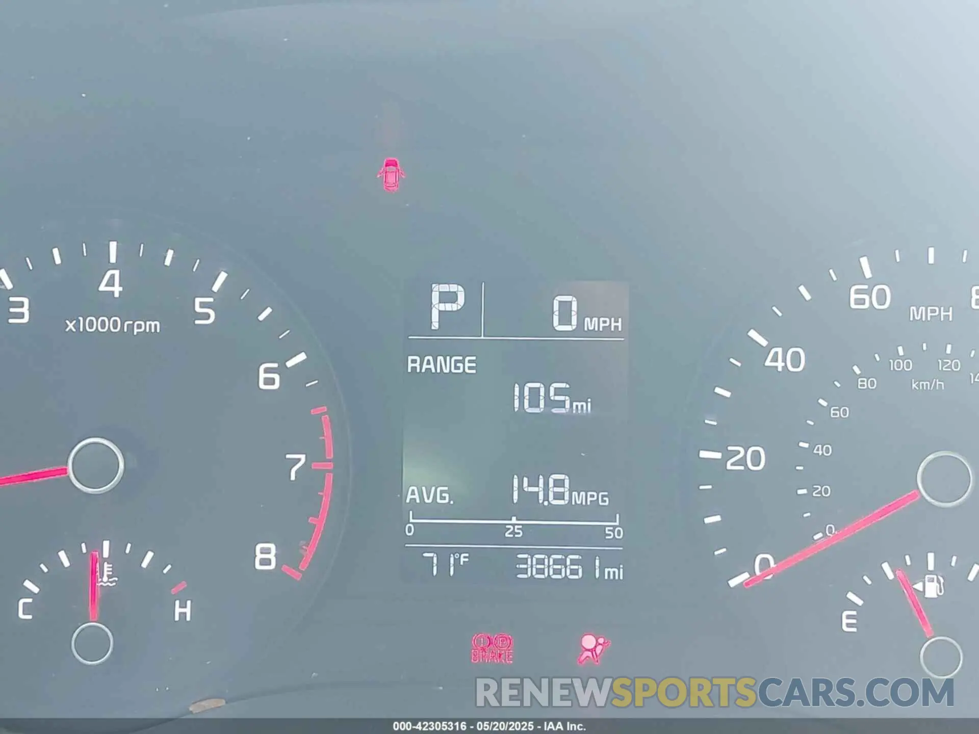 16 Photograph of a damaged car 3KPA24AD0LE286547 KIA RIO 2020