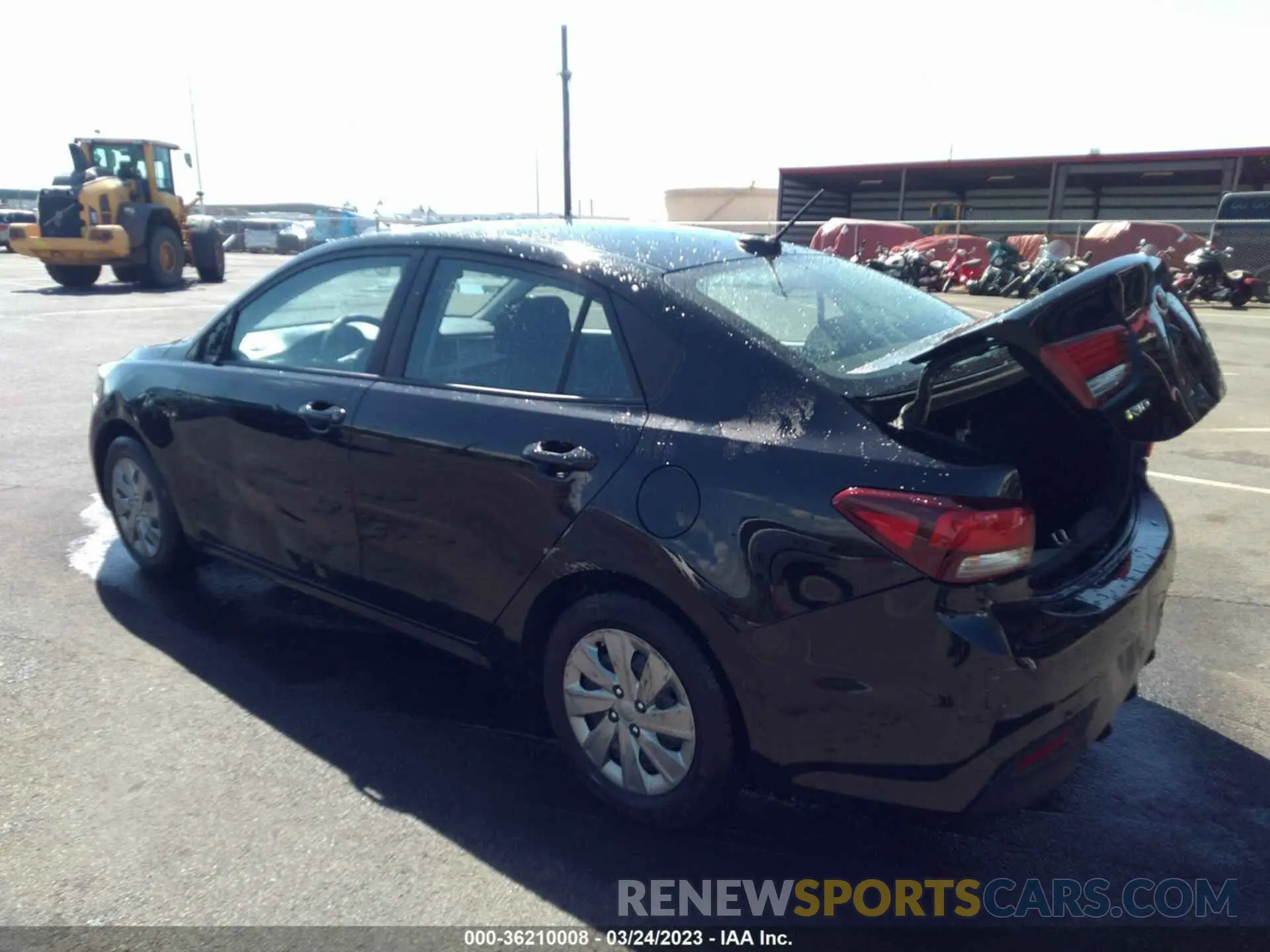 3 Photograph of a damaged car 3KPA24AD0LE353132 KIA RIO 2020