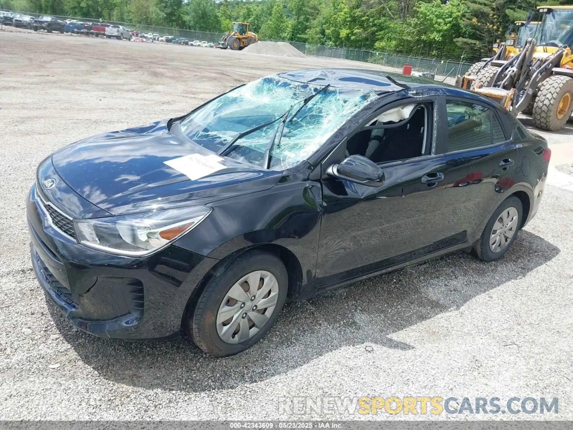 2 Photograph of a damaged car 3KPA24AD0LE355673 KIA RIO 2020