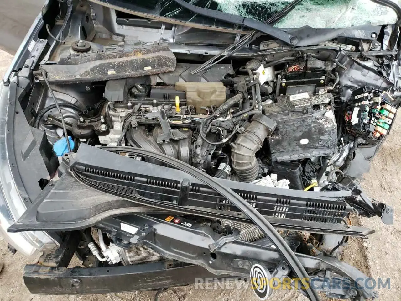 11 Photograph of a damaged car 3KPA24AD1LE256182 KIA RIO 2020