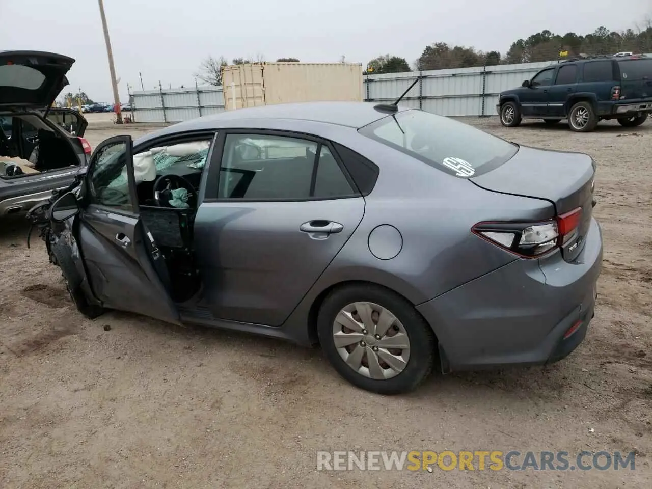 2 Photograph of a damaged car 3KPA24AD1LE256182 KIA RIO 2020