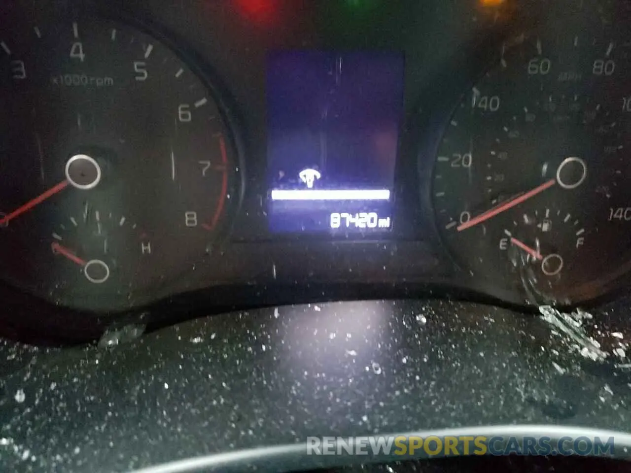 9 Photograph of a damaged car 3KPA24AD1LE256182 KIA RIO 2020