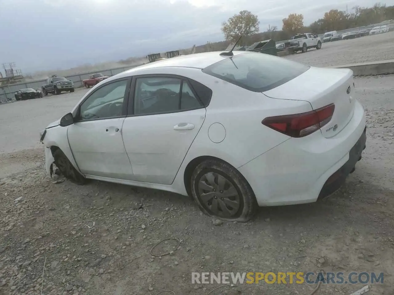 2 Photograph of a damaged car 3KPA24AD1LE256442 KIA RIO 2020