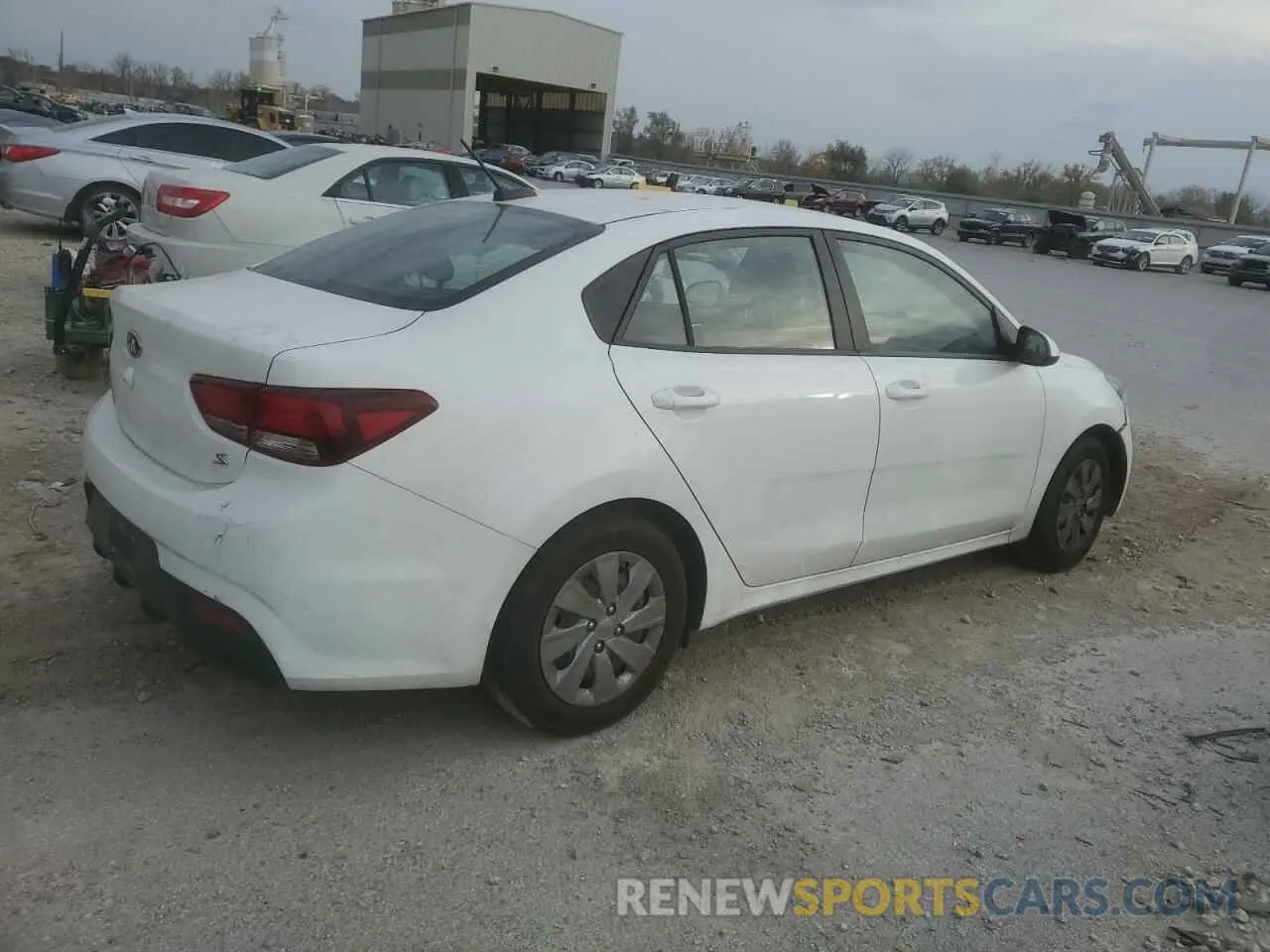 3 Photograph of a damaged car 3KPA24AD1LE256442 KIA RIO 2020