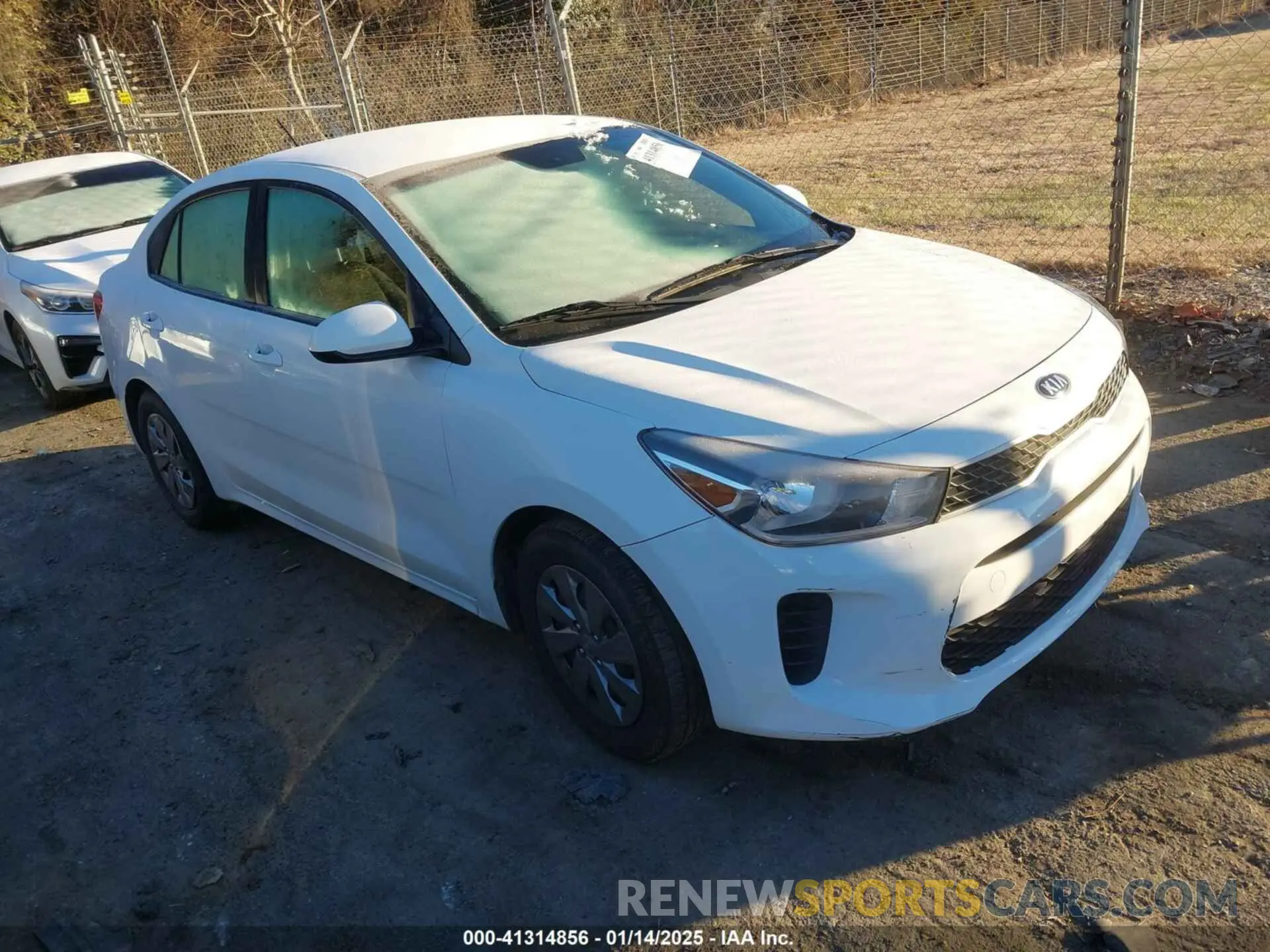 1 Photograph of a damaged car 3KPA24AD1LE260751 KIA RIO 2020