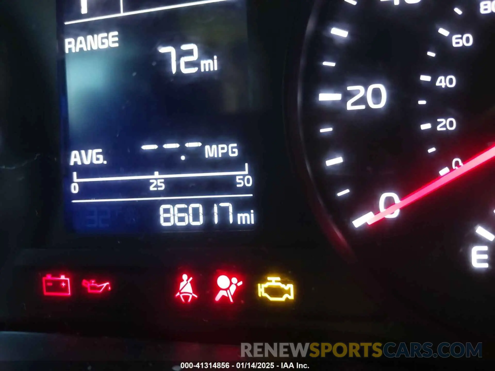 14 Photograph of a damaged car 3KPA24AD1LE260751 KIA RIO 2020