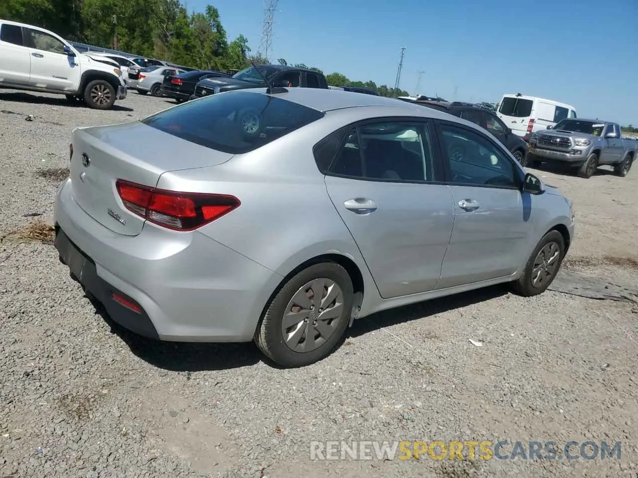 3 Photograph of a damaged car 3KPA24AD1LE284001 KIA RIO 2020