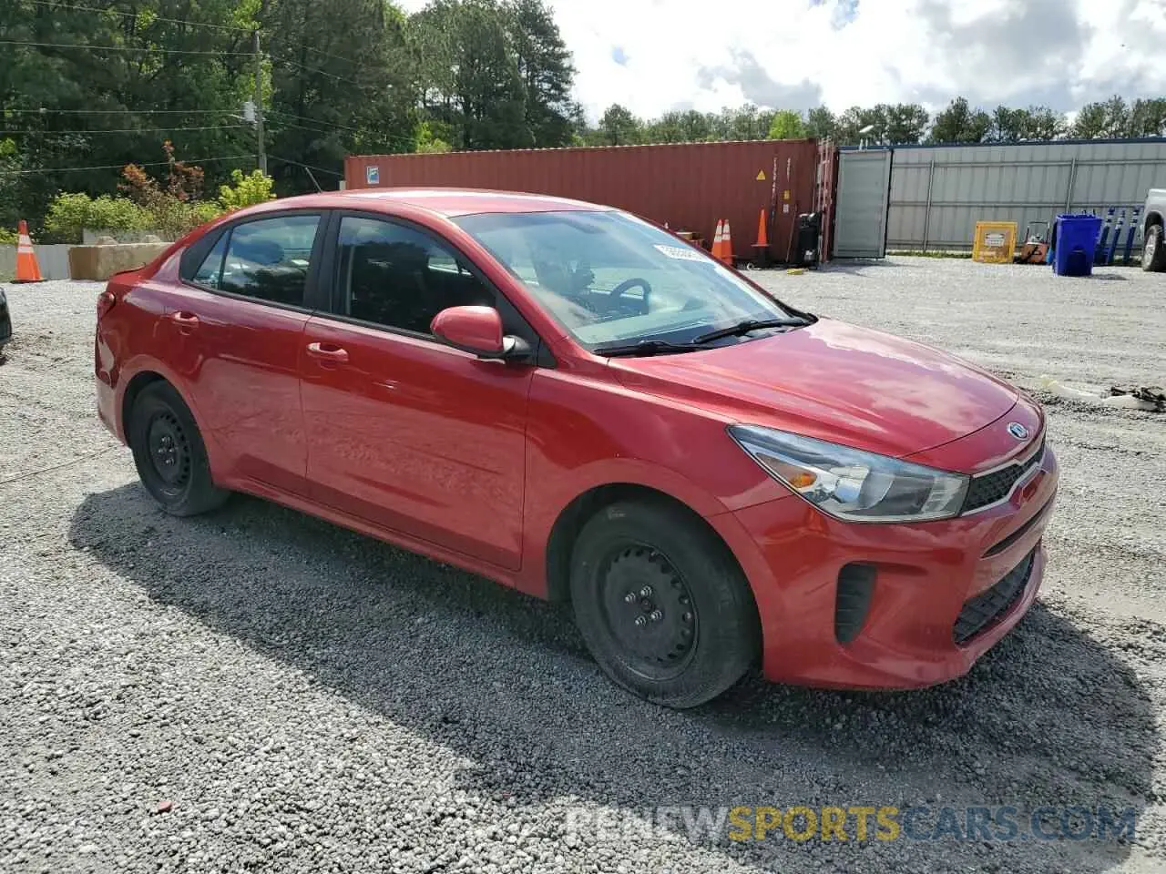 4 Photograph of a damaged car 3KPA24AD1LE289067 KIA RIO 2020