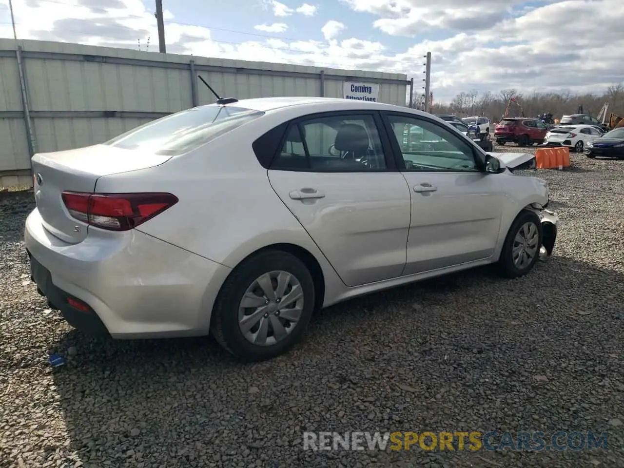 3 Photograph of a damaged car 3KPA24AD1LE302660 KIA RIO 2020
