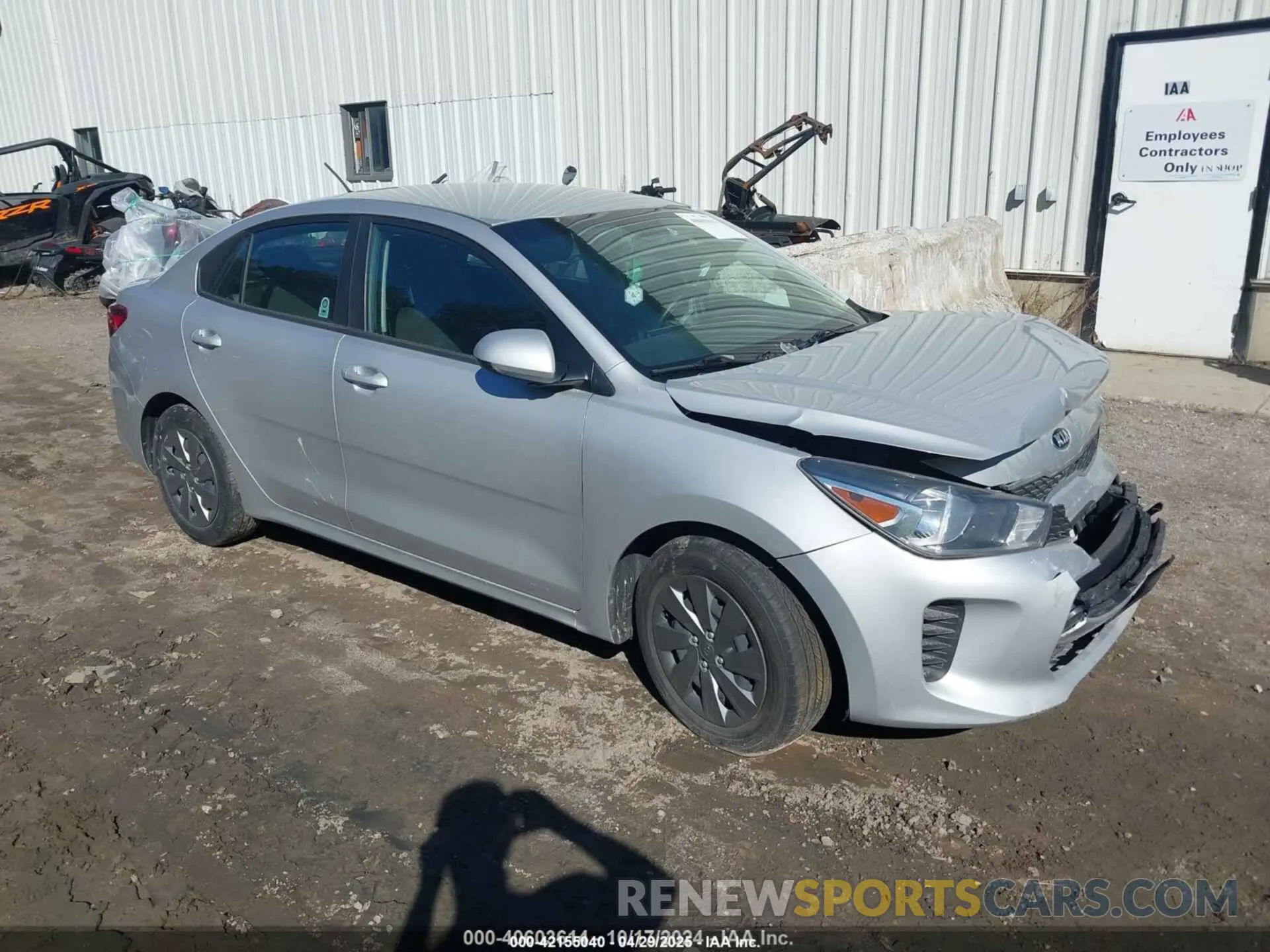 1 Photograph of a damaged car 3KPA24AD1LE315070 KIA RIO 2020