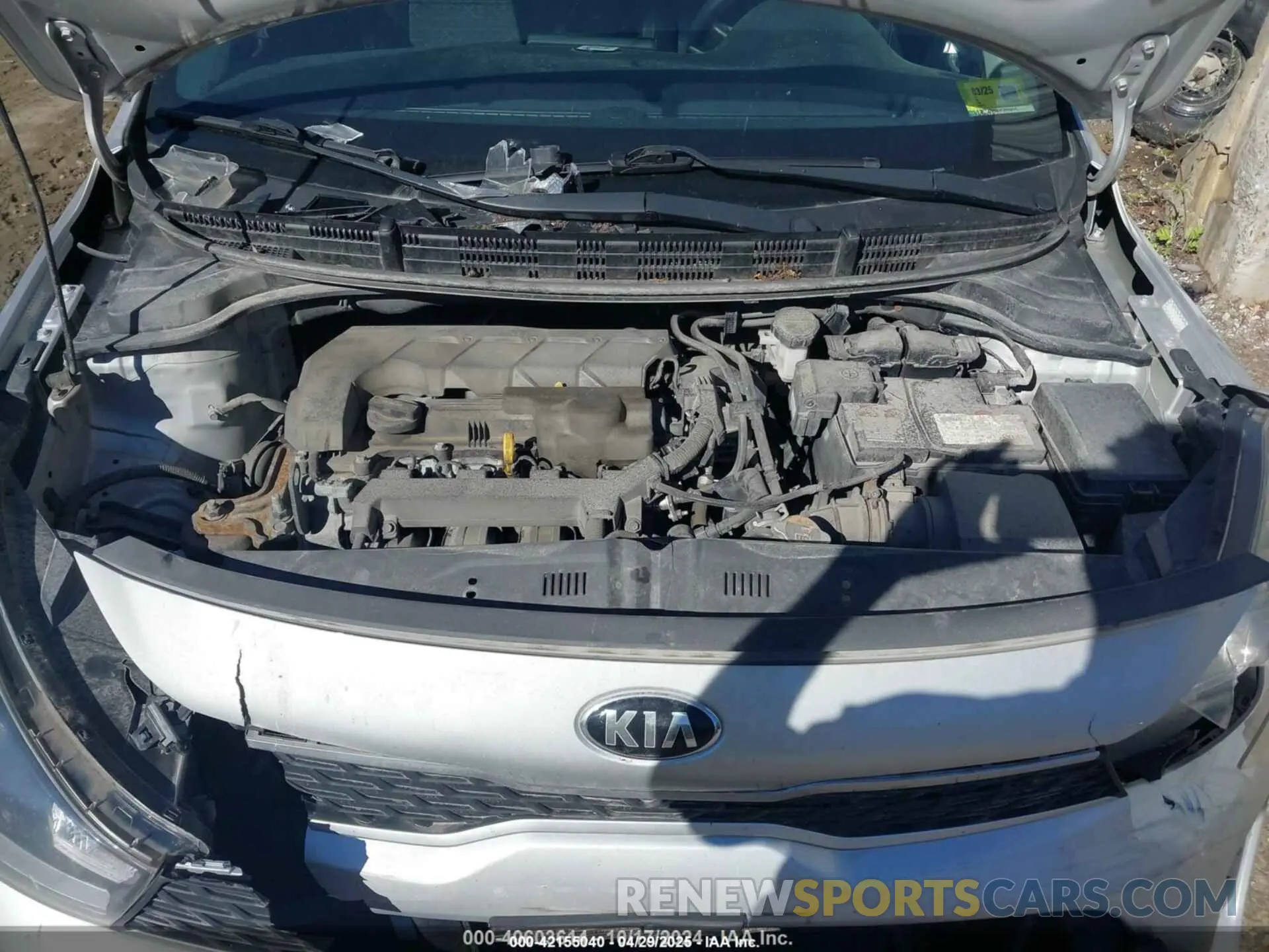 10 Photograph of a damaged car 3KPA24AD1LE315070 KIA RIO 2020