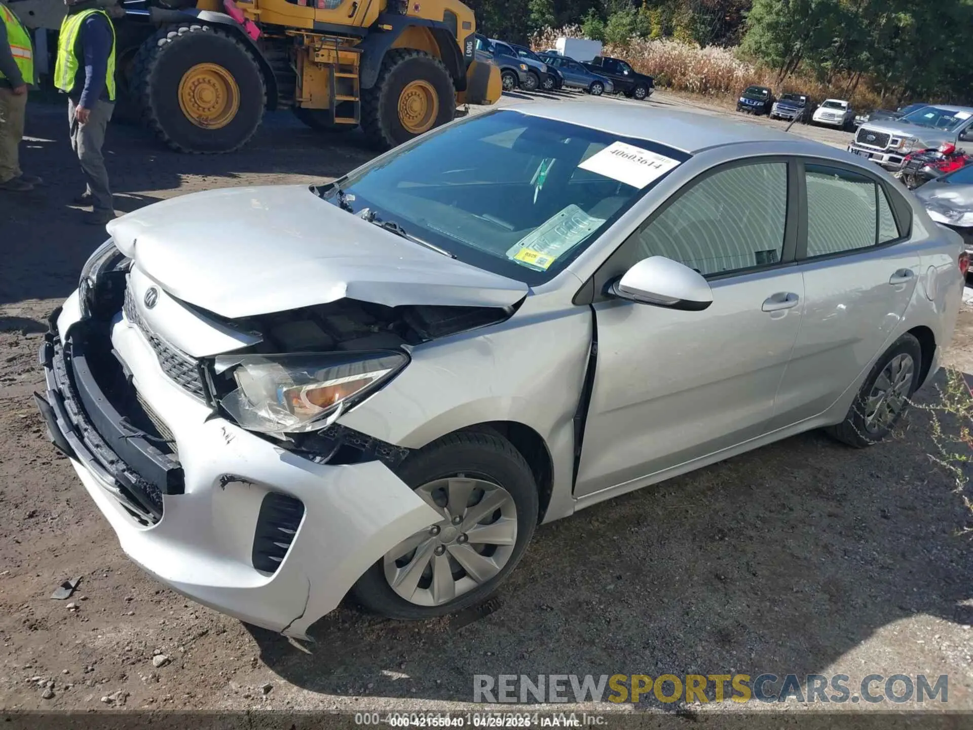 2 Photograph of a damaged car 3KPA24AD1LE315070 KIA RIO 2020