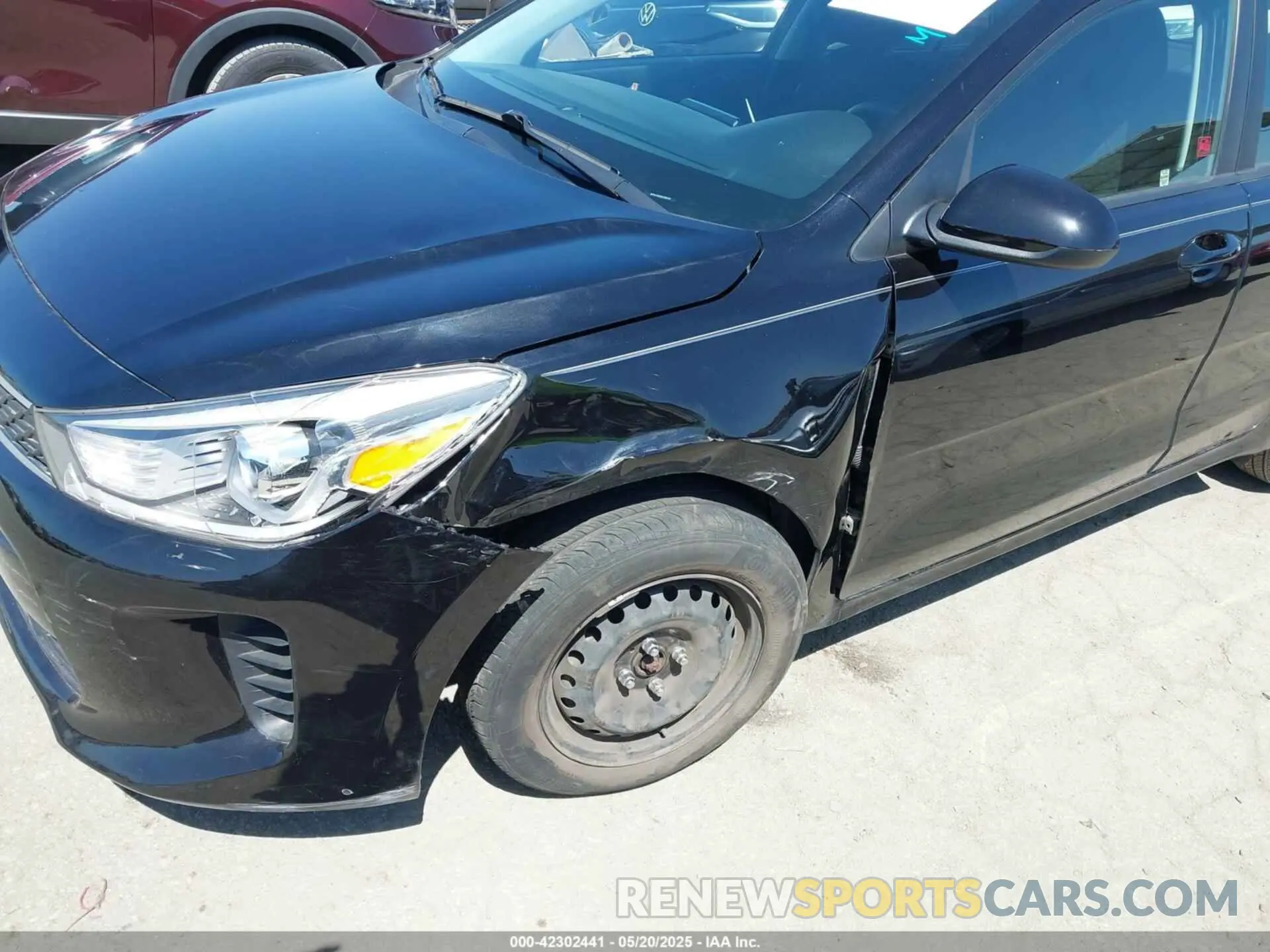 6 Photograph of a damaged car 3KPA24AD1LE336419 KIA RIO 2020