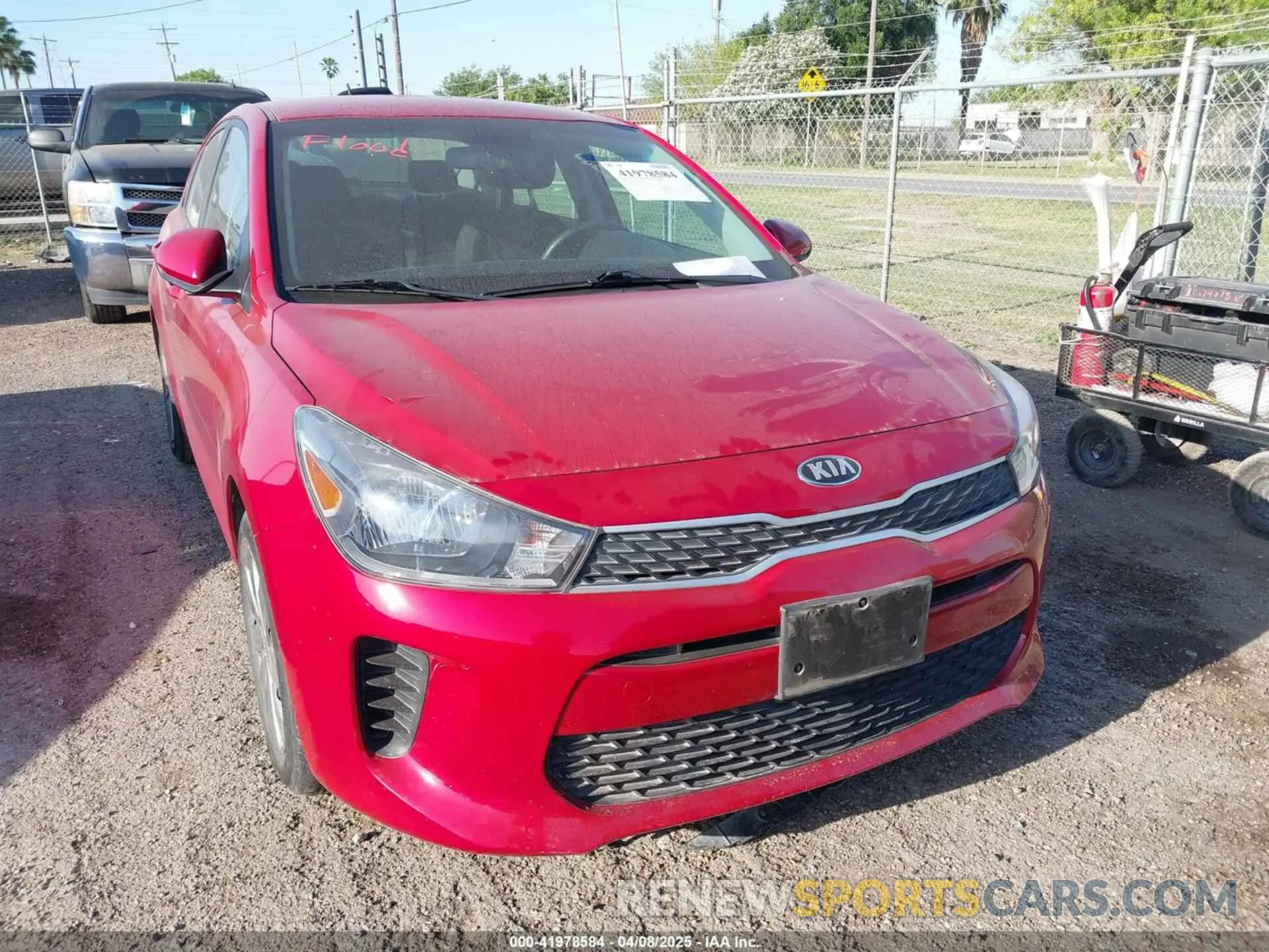1 Photograph of a damaged car 3KPA24AD2LE327986 KIA RIO 2020