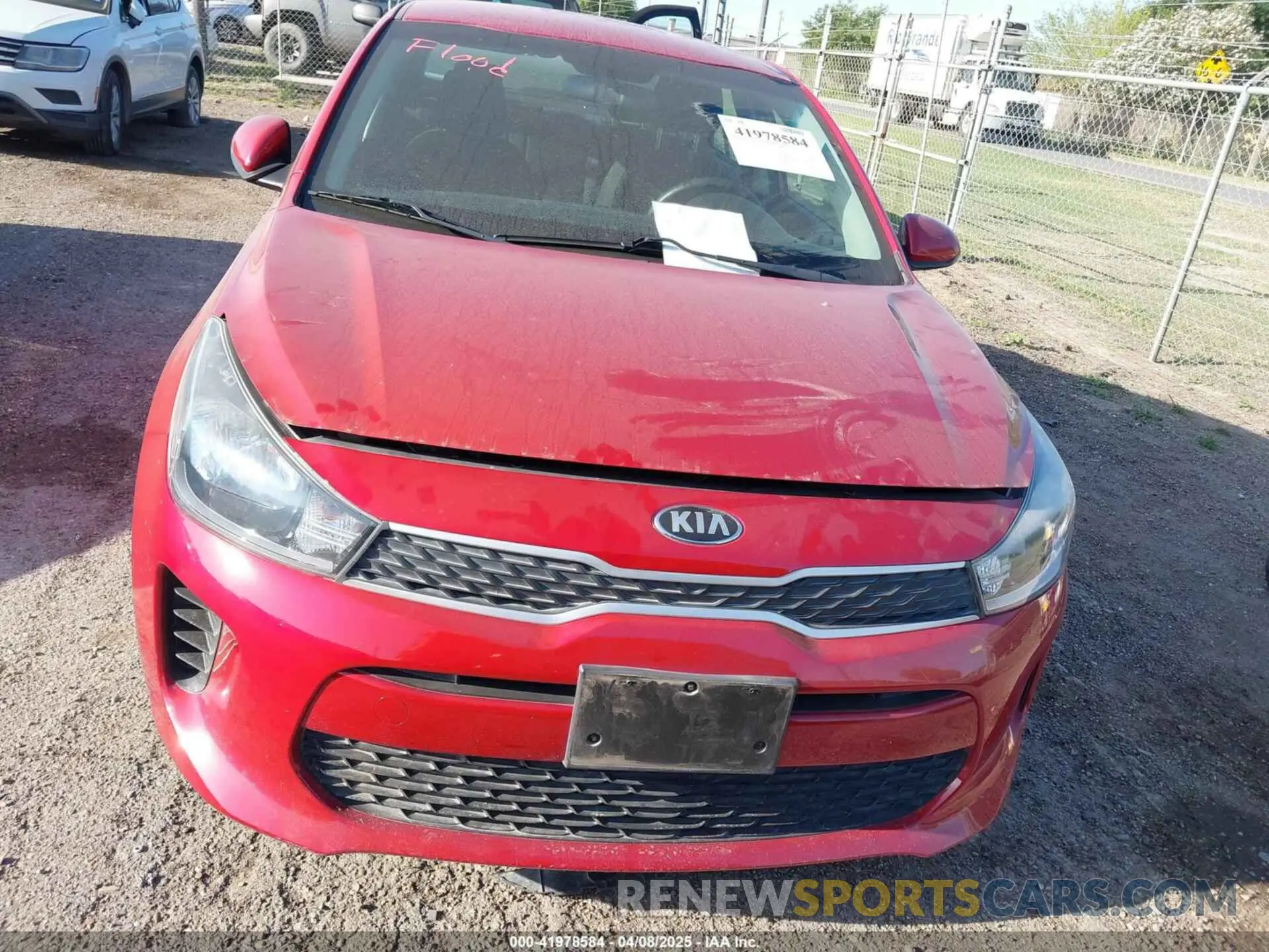 6 Photograph of a damaged car 3KPA24AD2LE327986 KIA RIO 2020