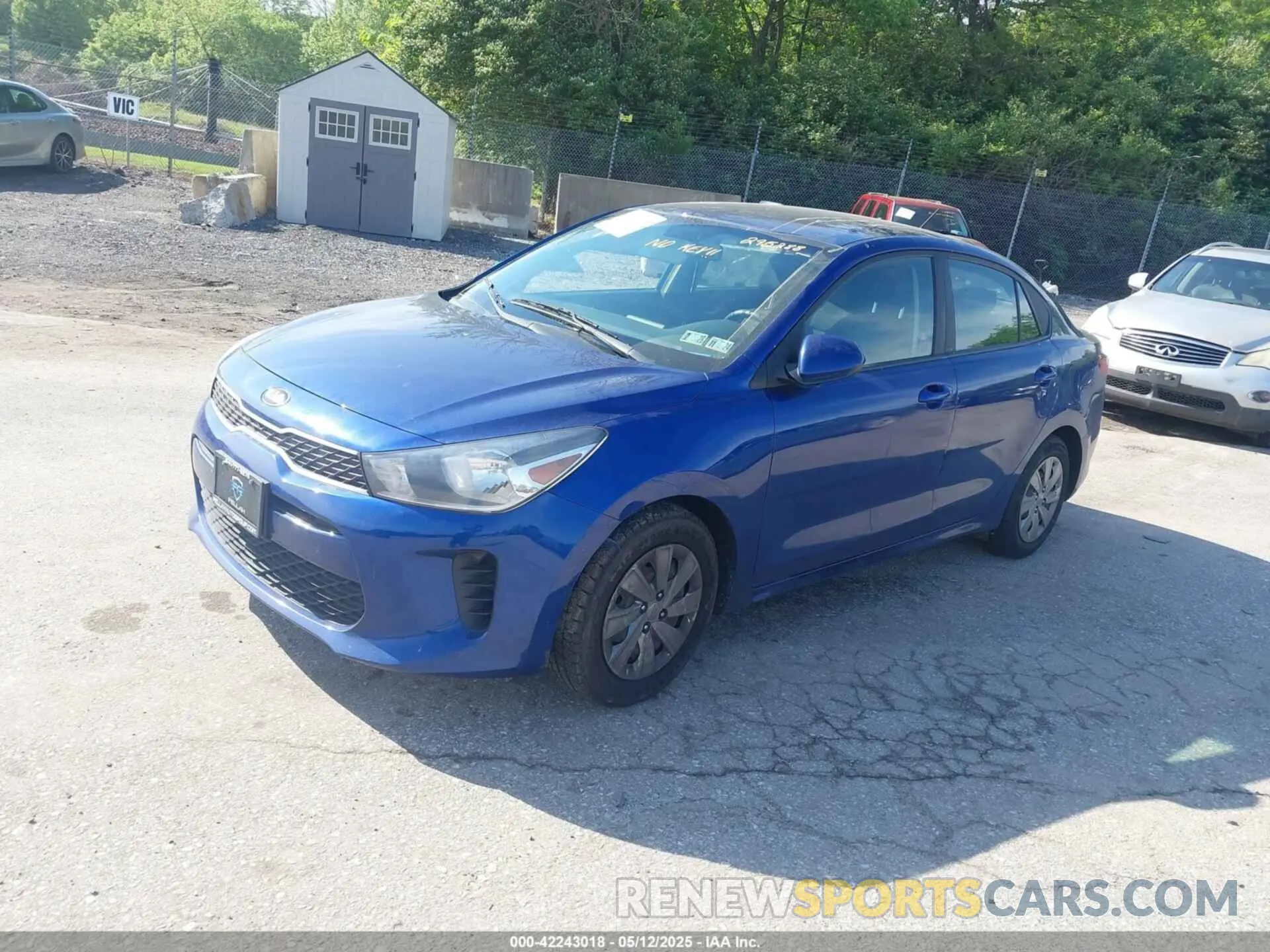 2 Photograph of a damaged car 3KPA24AD3LE295288 KIA RIO 2020