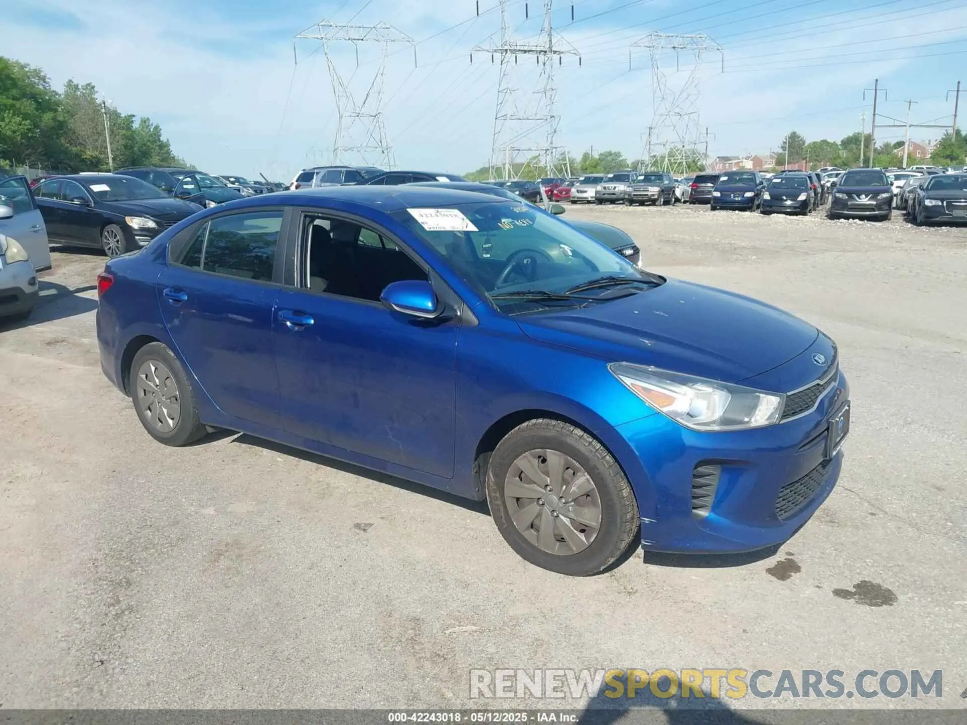 6 Photograph of a damaged car 3KPA24AD3LE295288 KIA RIO 2020