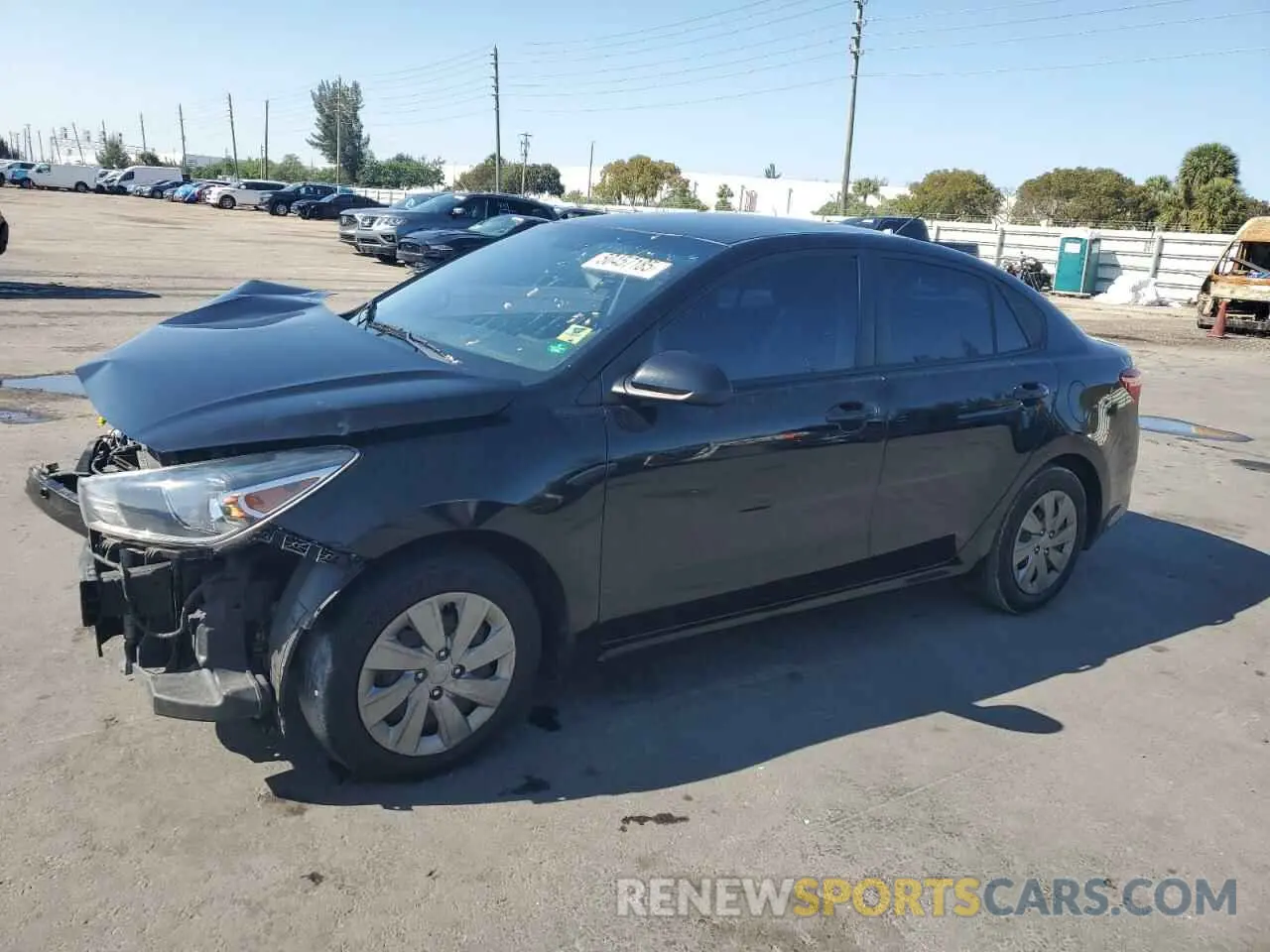 1 Photograph of a damaged car 3KPA24AD3LE349916 KIA RIO 2020