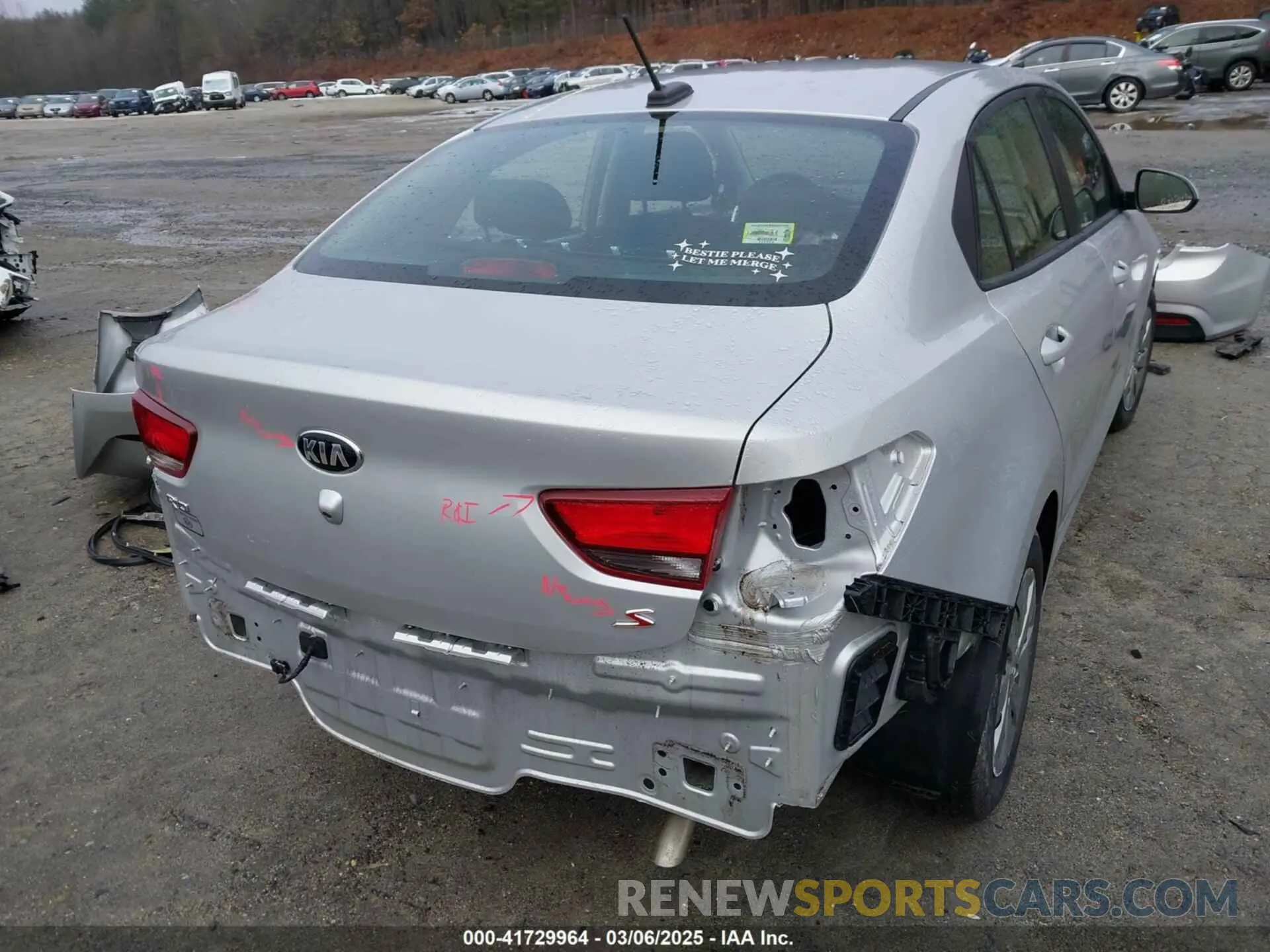 17 Photograph of a damaged car 3KPA24AD3LE353318 KIA RIO 2020