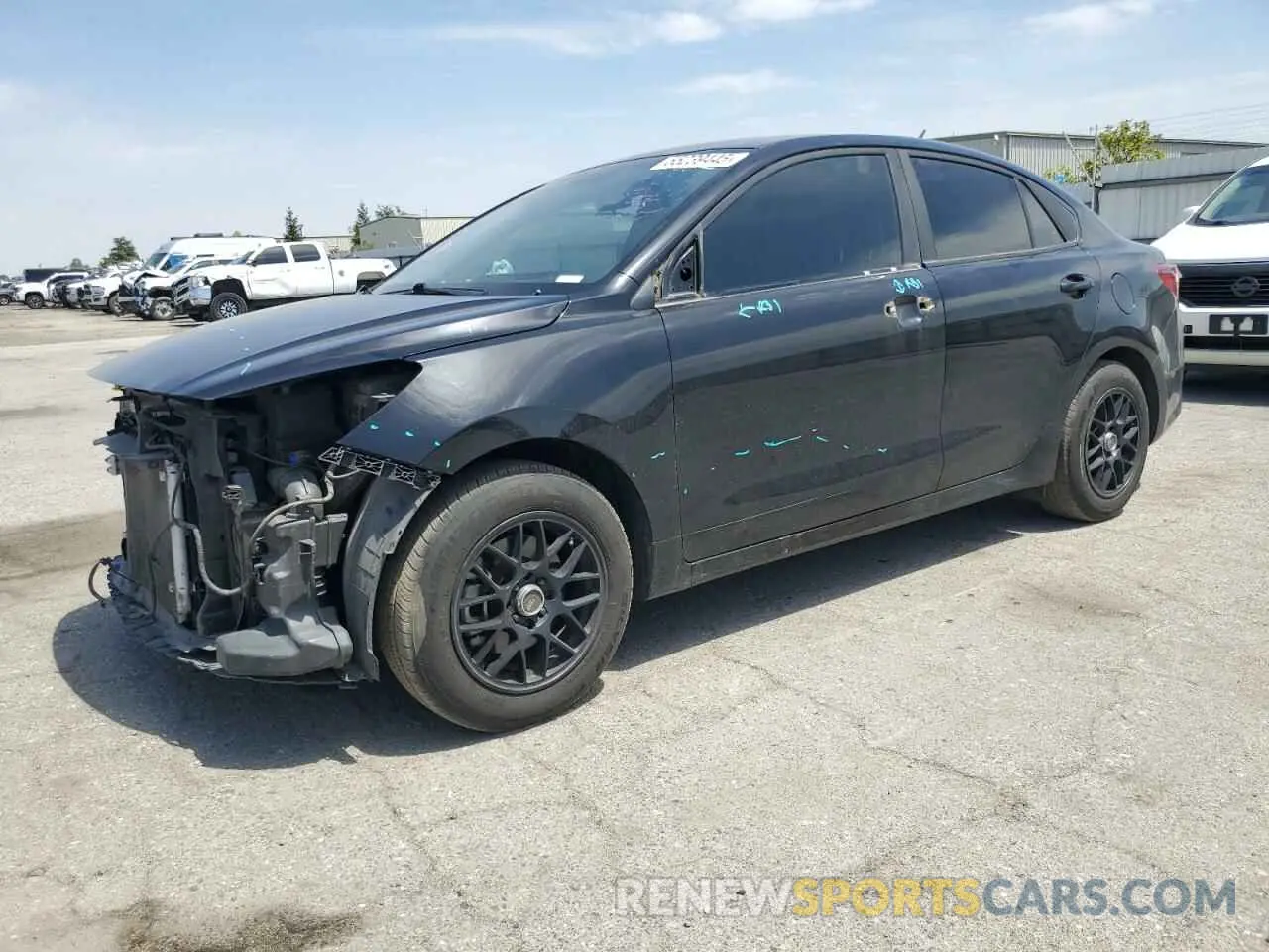 1 Photograph of a damaged car 3KPA24AD4LE260551 KIA RIO 2020