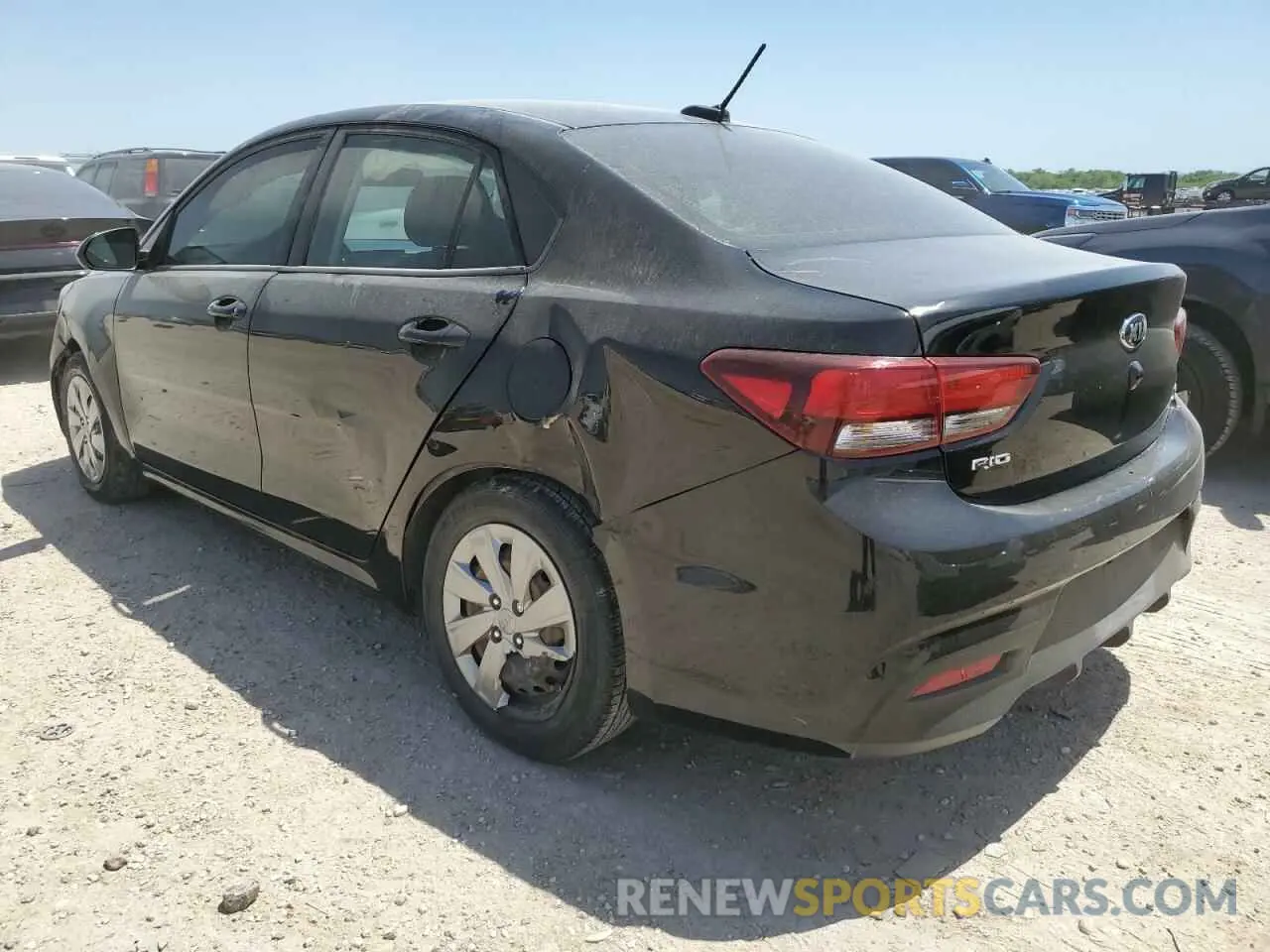 2 Photograph of a damaged car 3KPA24AD4LE268231 KIA RIO 2020