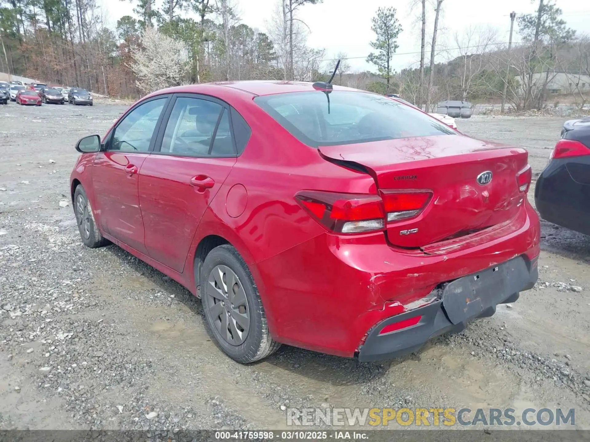 3 Photograph of a damaged car 3KPA24AD4LE295817 KIA RIO 2020