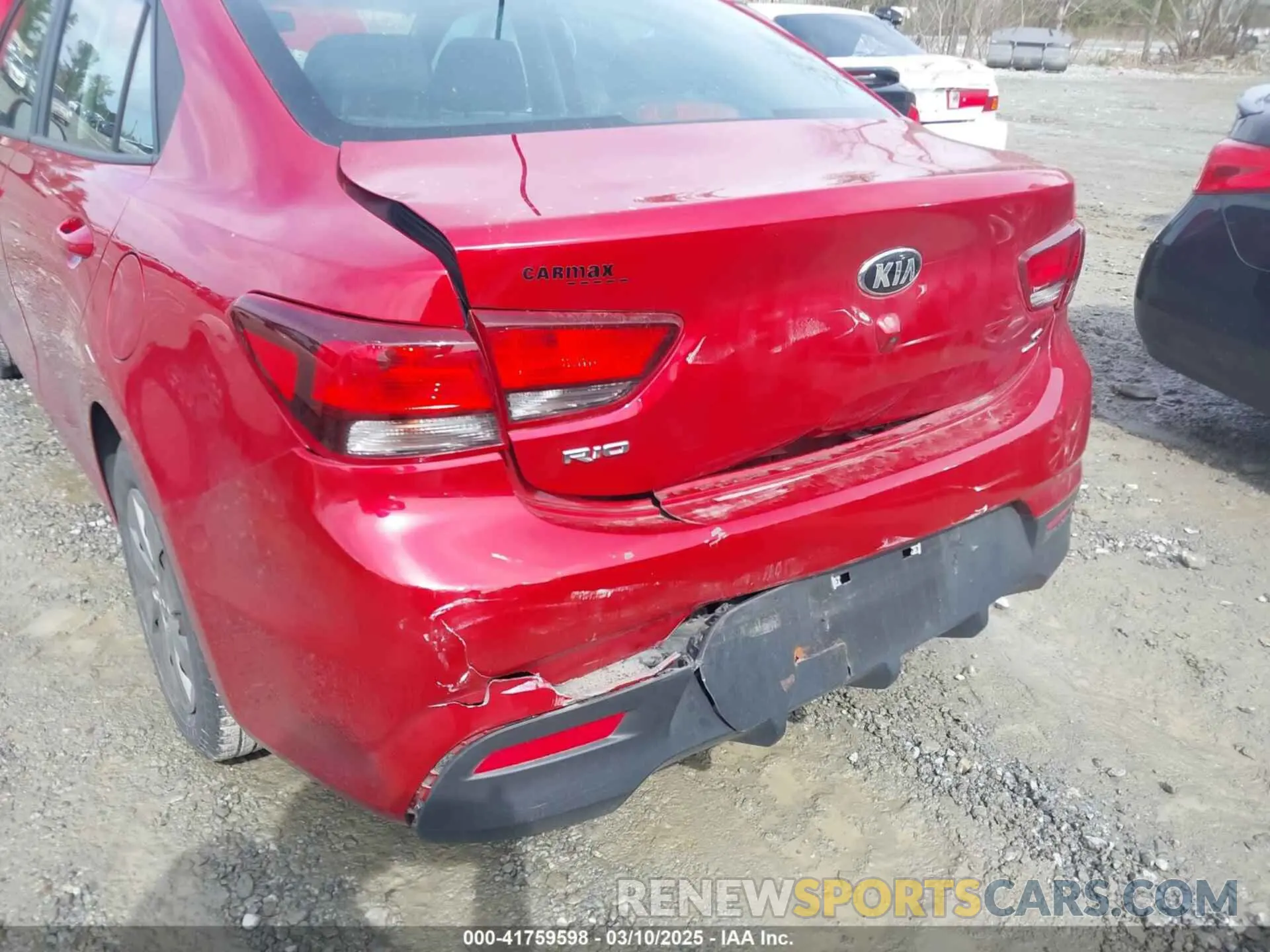 6 Photograph of a damaged car 3KPA24AD4LE295817 KIA RIO 2020