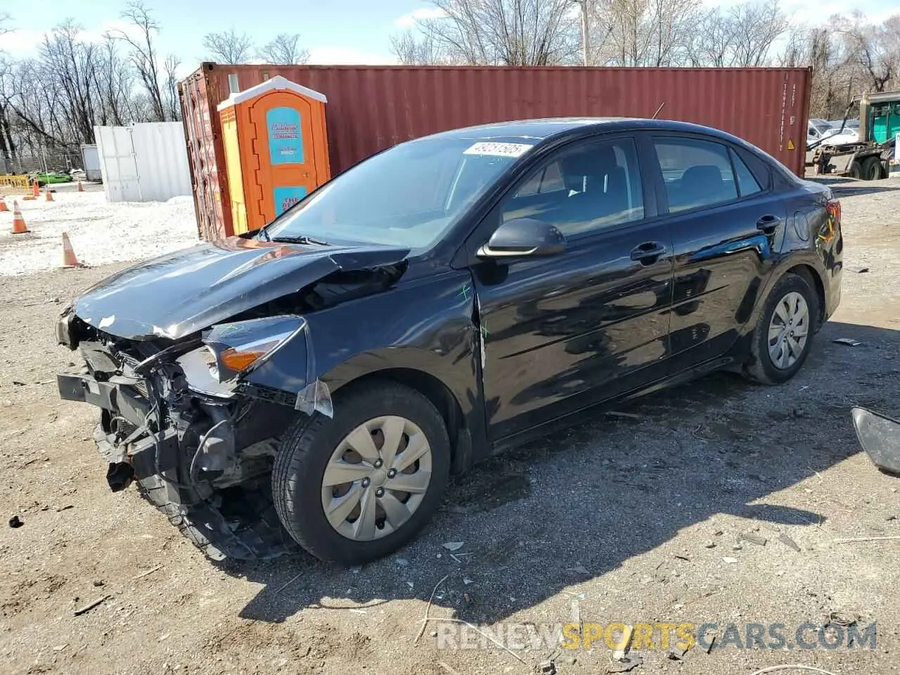 1 Photograph of a damaged car 3KPA24AD4LE298992 KIA RIO 2020