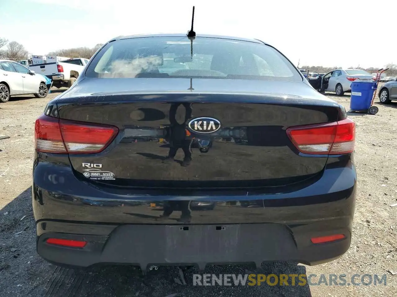 6 Photograph of a damaged car 3KPA24AD4LE298992 KIA RIO 2020
