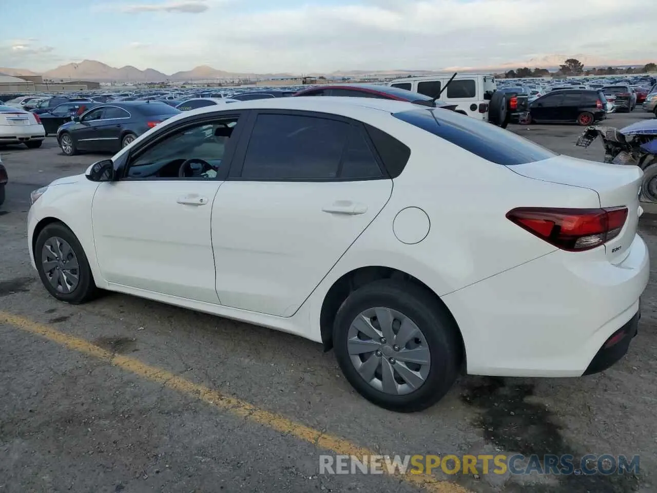 2 Photograph of a damaged car 3KPA24AD4LE333269 KIA RIO 2020