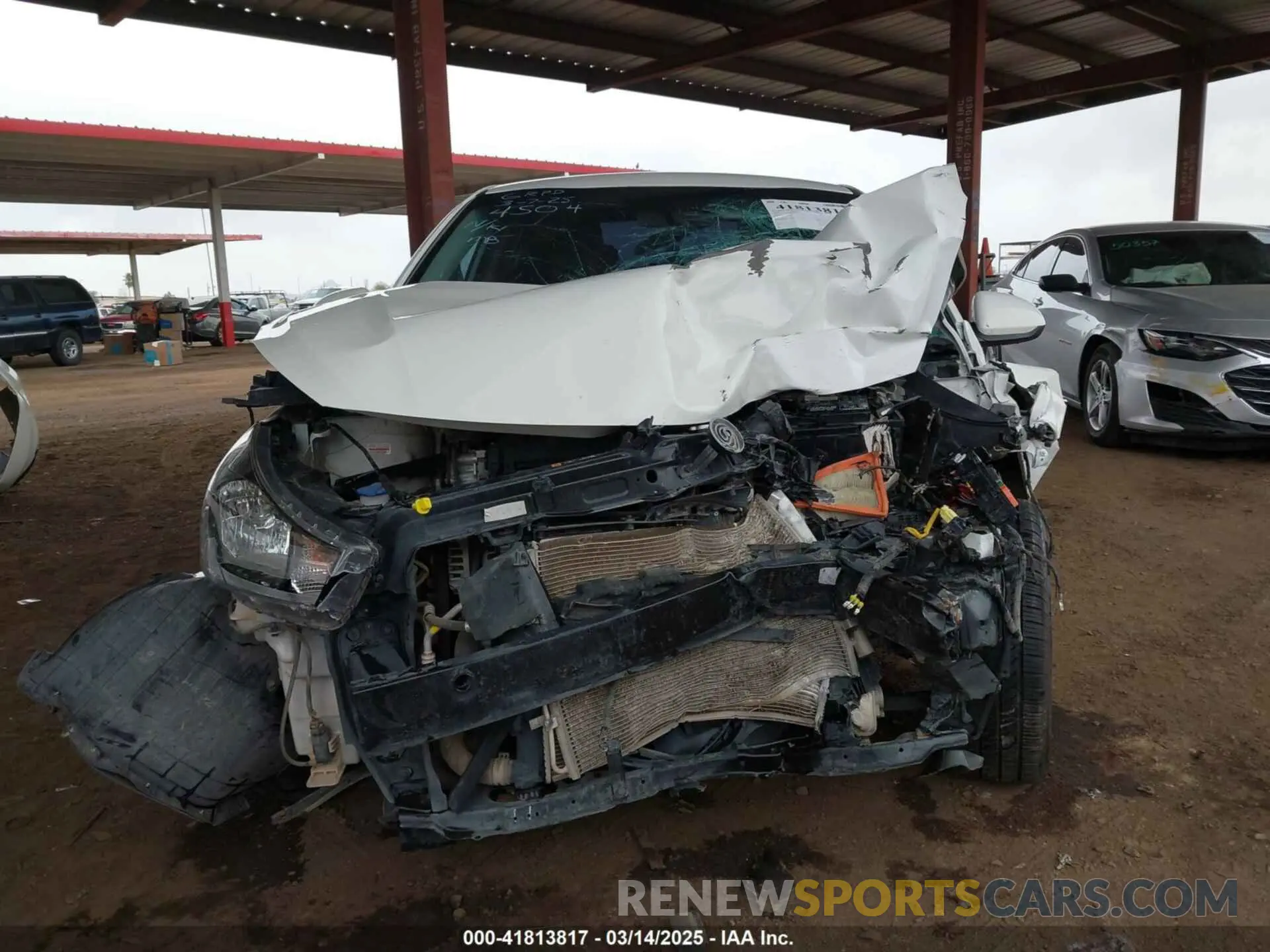 13 Photograph of a damaged car 3KPA24AD4LE334504 KIA RIO 2020