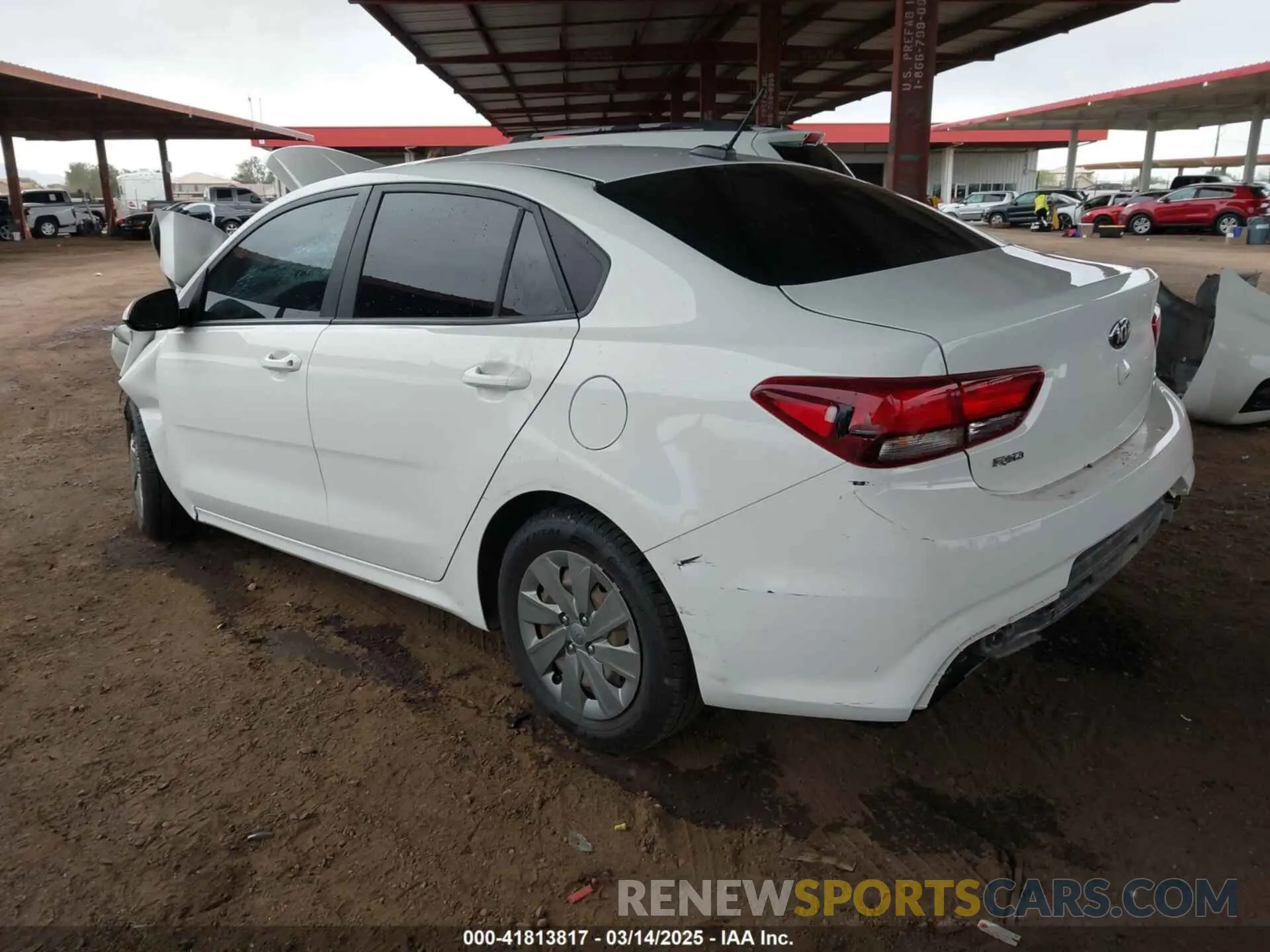 3 Photograph of a damaged car 3KPA24AD4LE334504 KIA RIO 2020