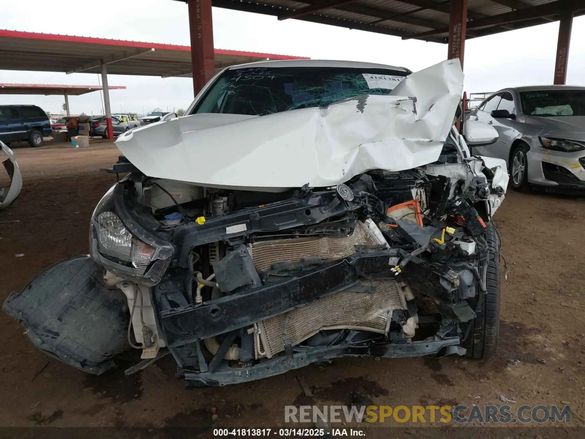 6 Photograph of a damaged car 3KPA24AD4LE334504 KIA RIO 2020