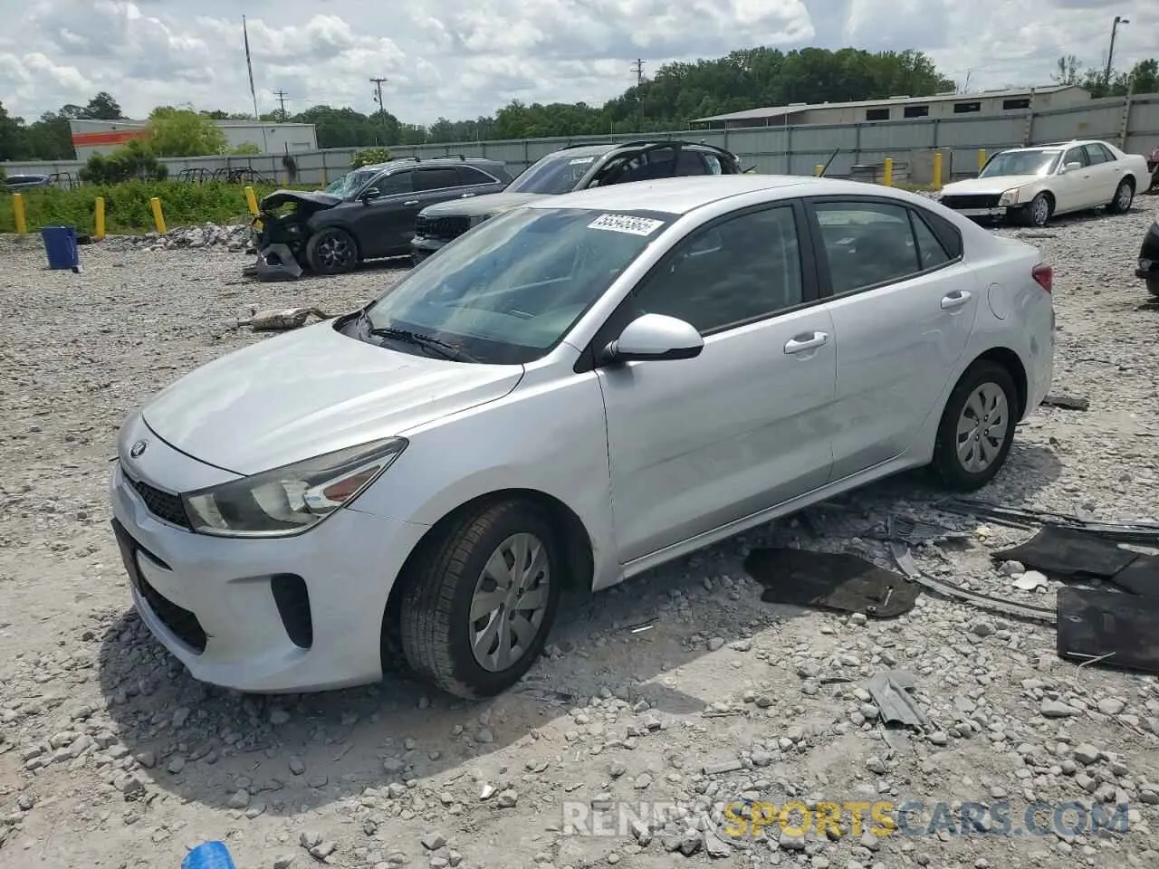 1 Photograph of a damaged car 3KPA24AD4LE363484 KIA RIO 2020