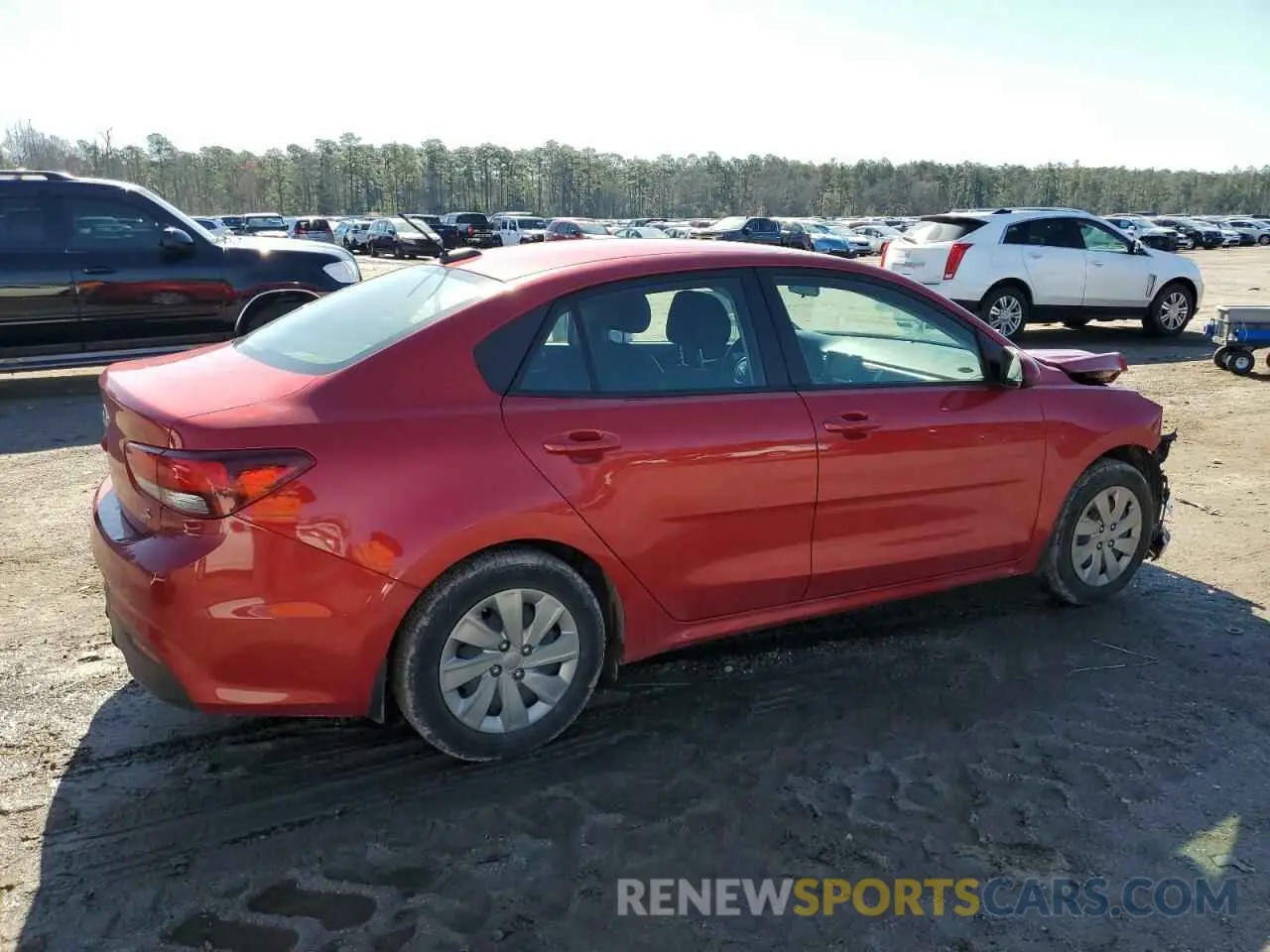 3 Photograph of a damaged car 3KPA24AD5LE284583 KIA RIO 2020