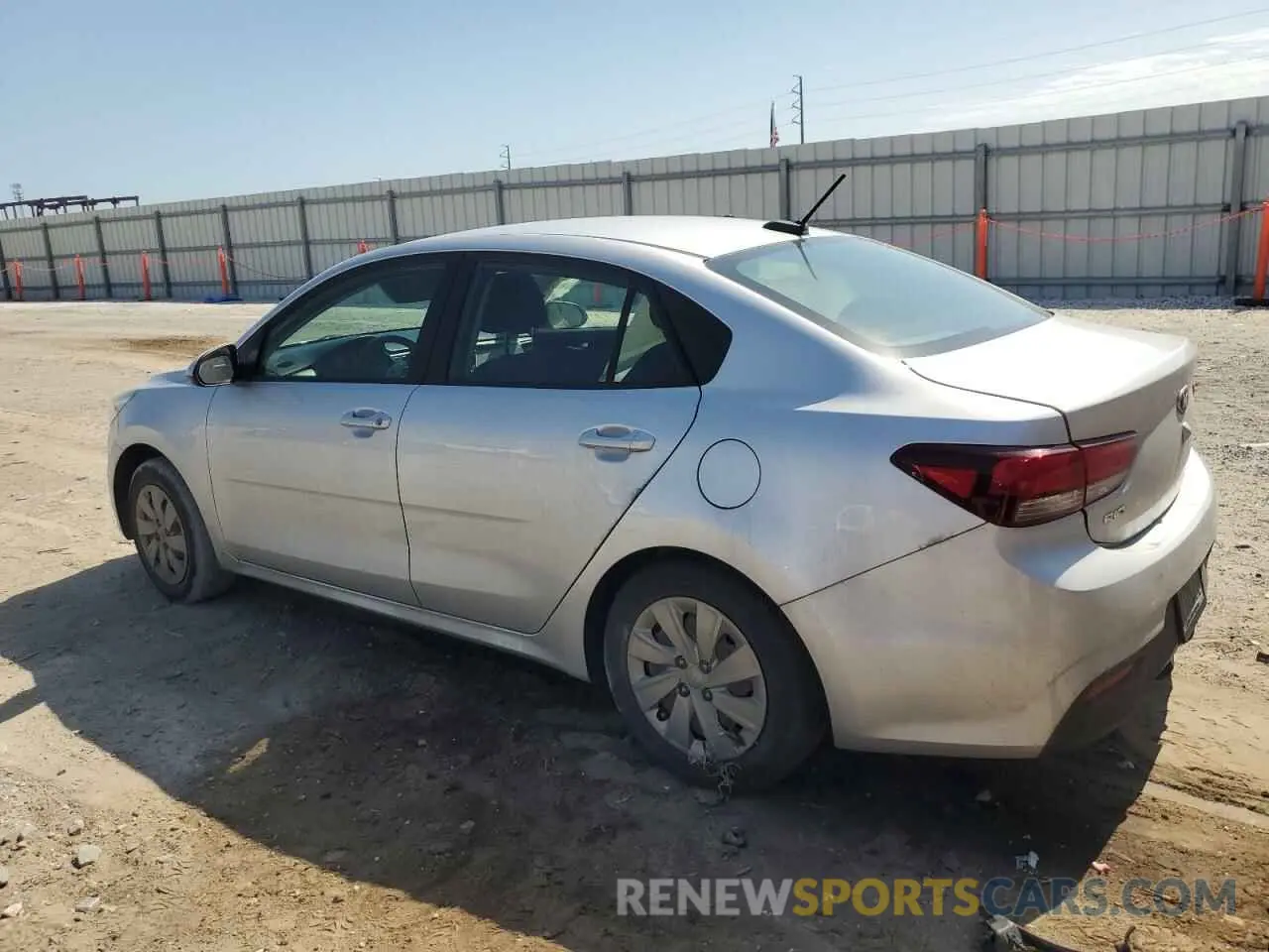 2 Photograph of a damaged car 3KPA24AD5LE302872 KIA RIO 2020