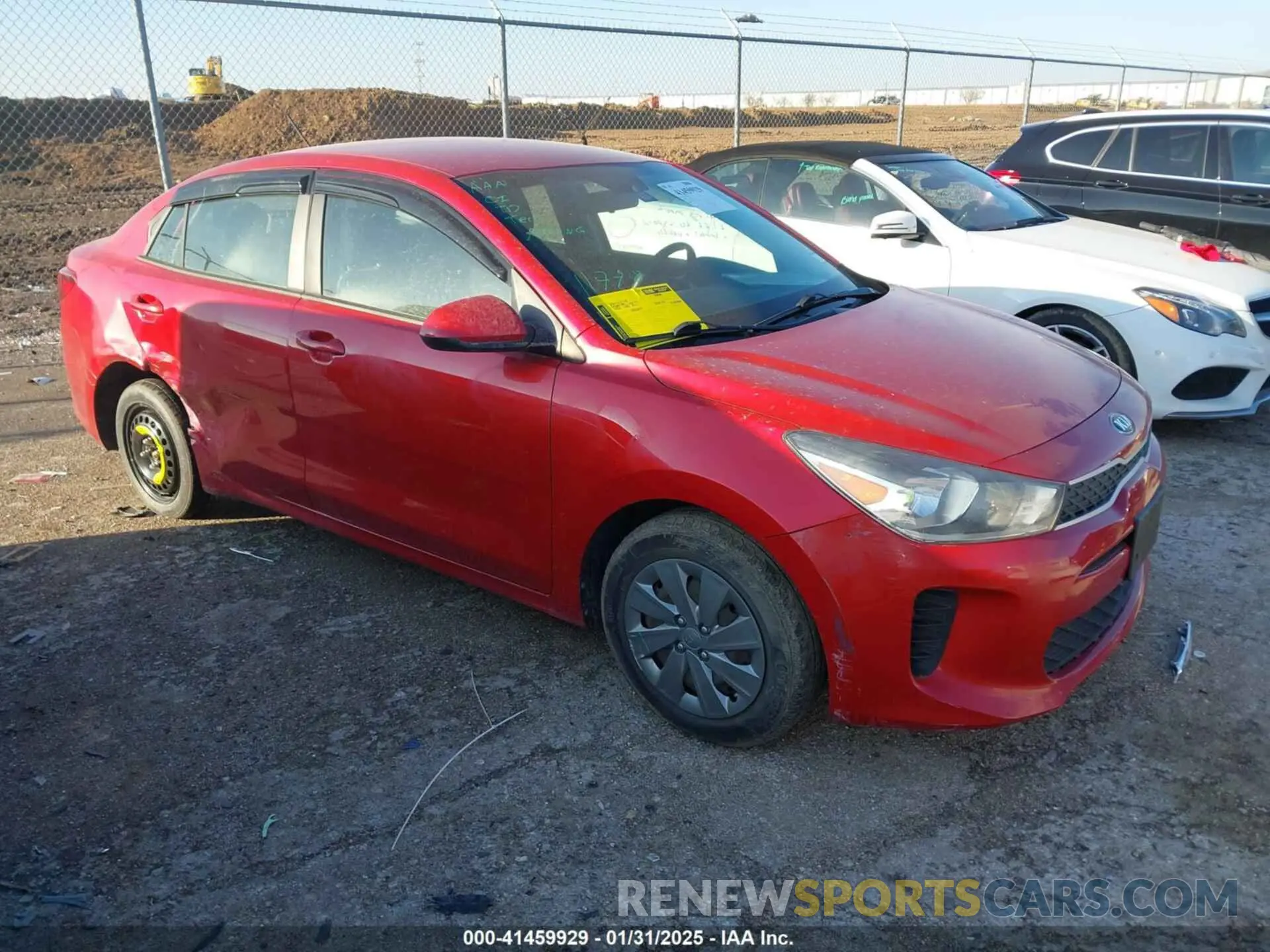 1 Photograph of a damaged car 3KPA24AD5LE334365 KIA RIO 2020