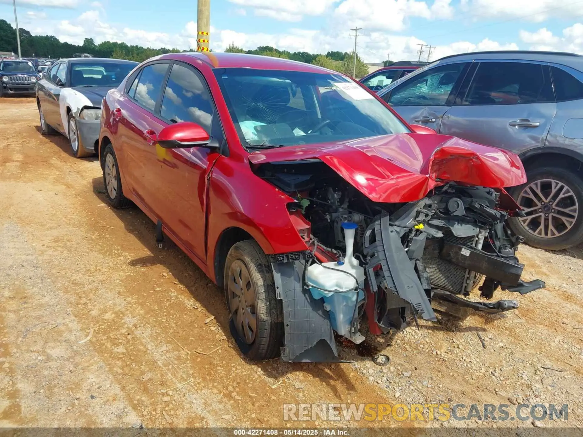 1 Фотография поврежденного автомобиля 3KPA24AD6LE284320 KIA RIO 2020