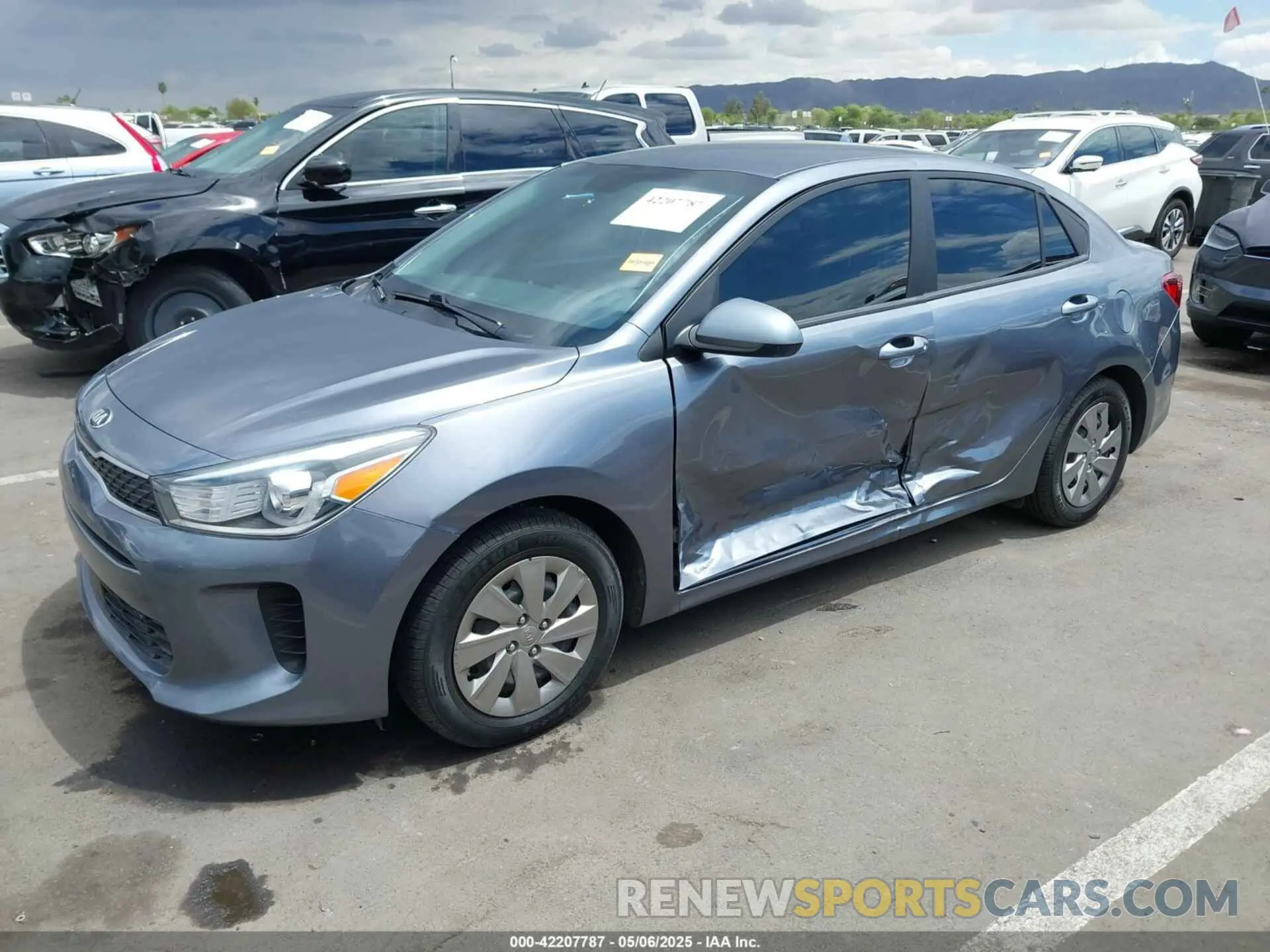 6 Photograph of a damaged car 3KPA24AD6LE336108 KIA RIO 2020