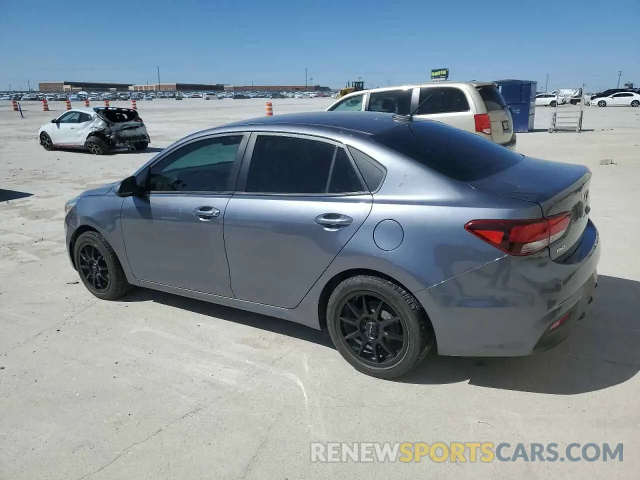 2 Photograph of a damaged car 3KPA24AD7LE333976 KIA RIO 2020