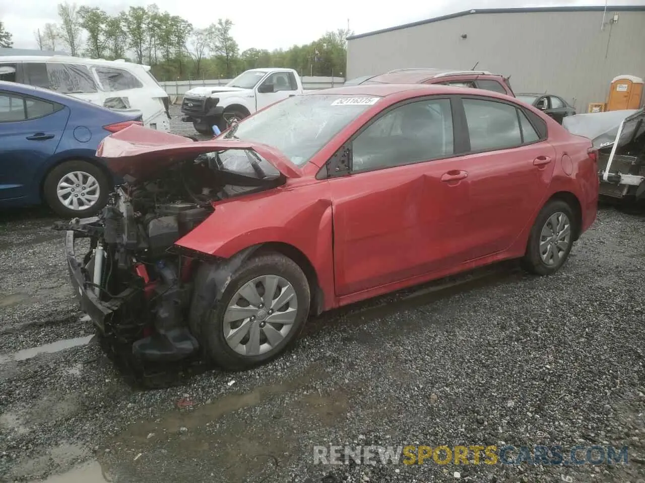 1 Фотография поврежденного автомобиля 3KPA24AD7LE335601 KIA RIO 2020