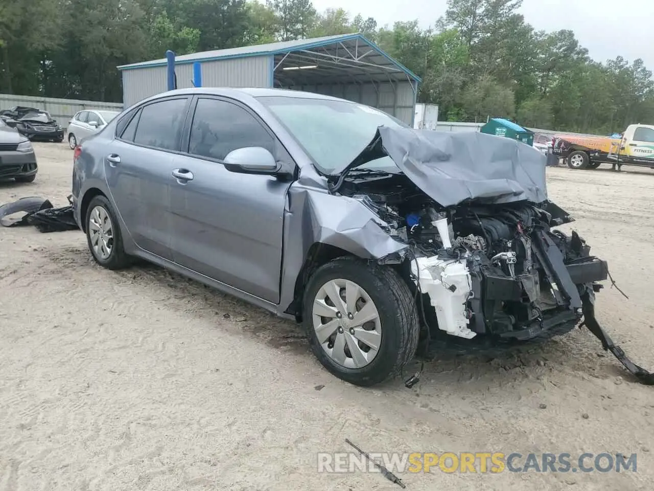 4 Photograph of a damaged car 3KPA24AD7LE336330 KIA RIO 2020