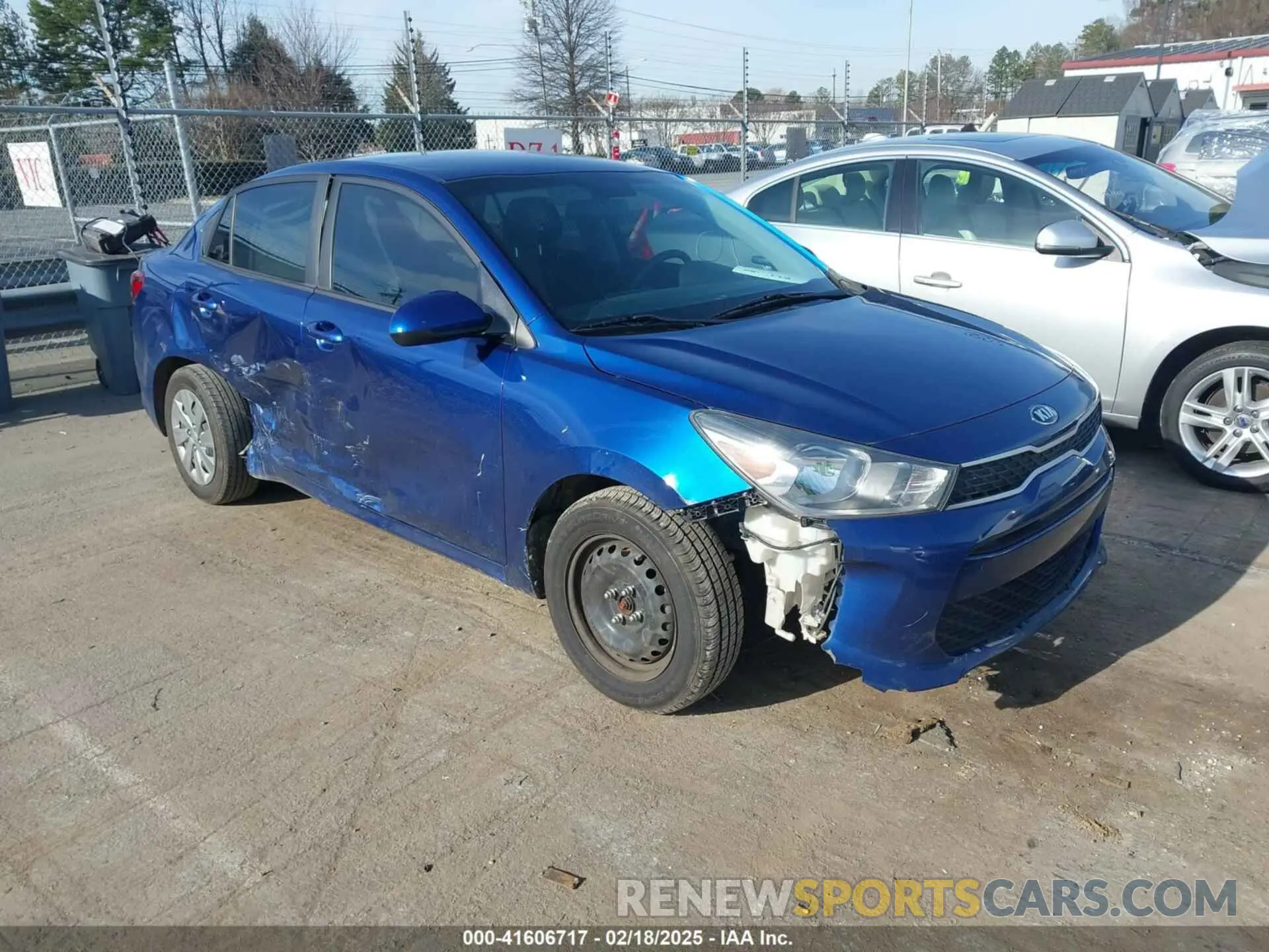 1 Photograph of a damaged car 3KPA24AD7LE349076 KIA RIO 2020